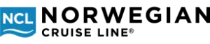 Norwegian Cruise Line logo with blue NCL square and black text
