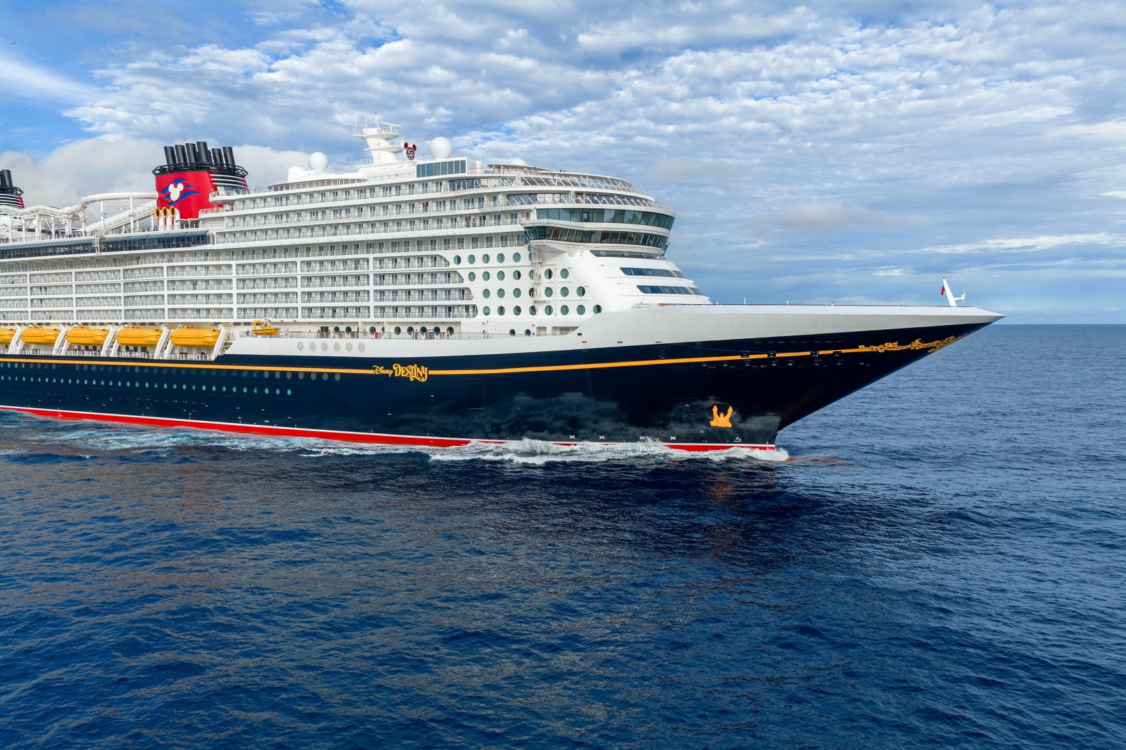 Disney Cruise Line ship at sea