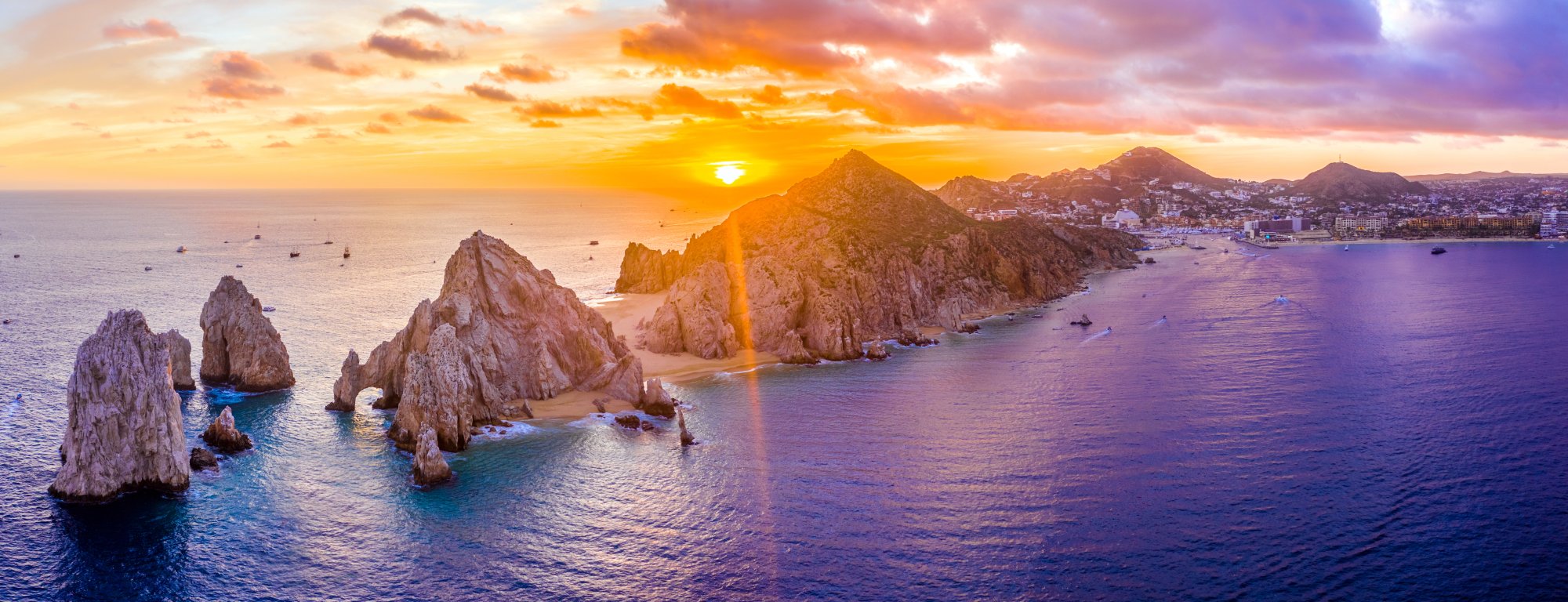 shutterstock_1869263008 Desert landscape meeting the Sea of Cortez in Baja California with rugged mountains and crystal blue waters