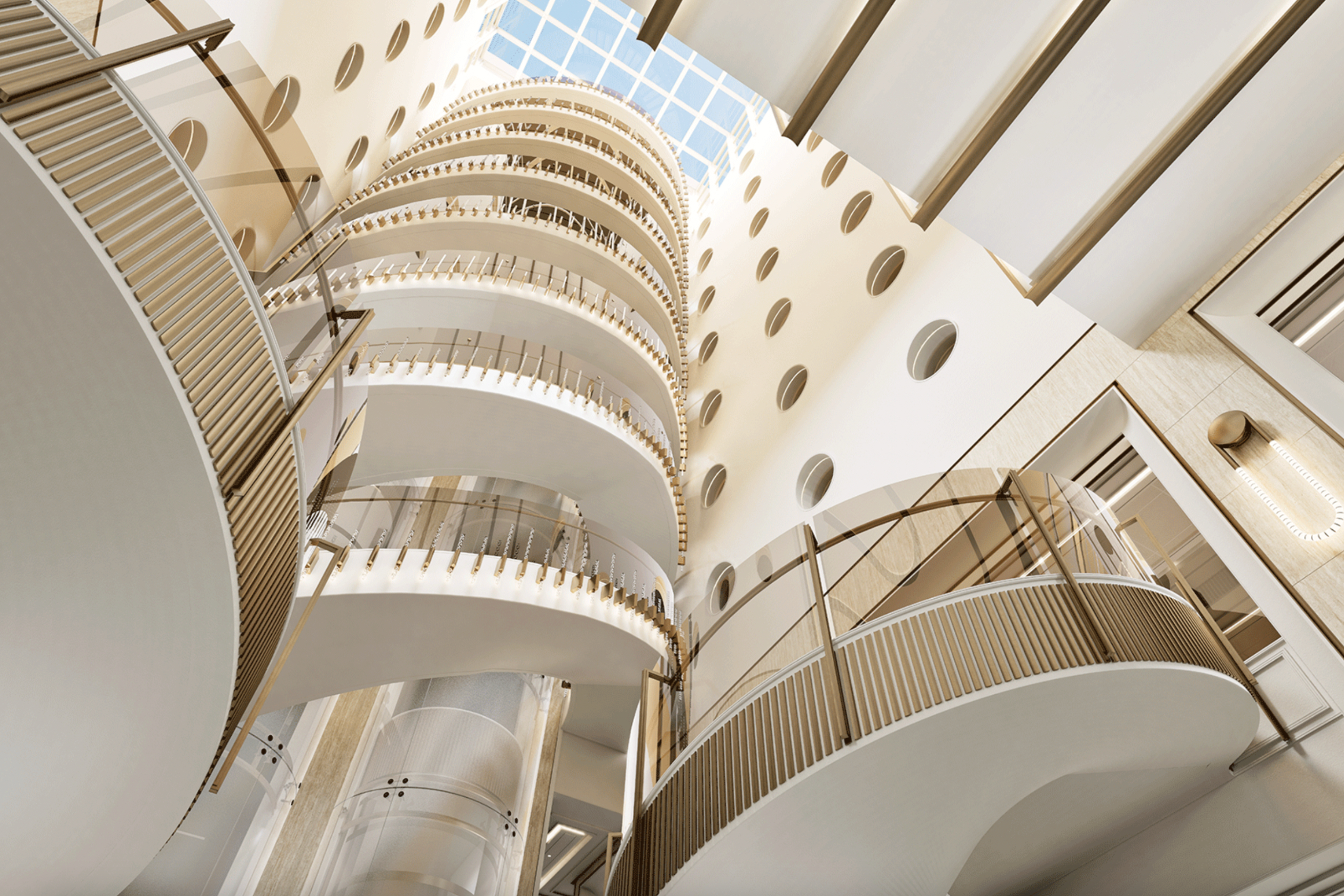 Regent, Regent Seven Seas Prestige, Starlight Atrium