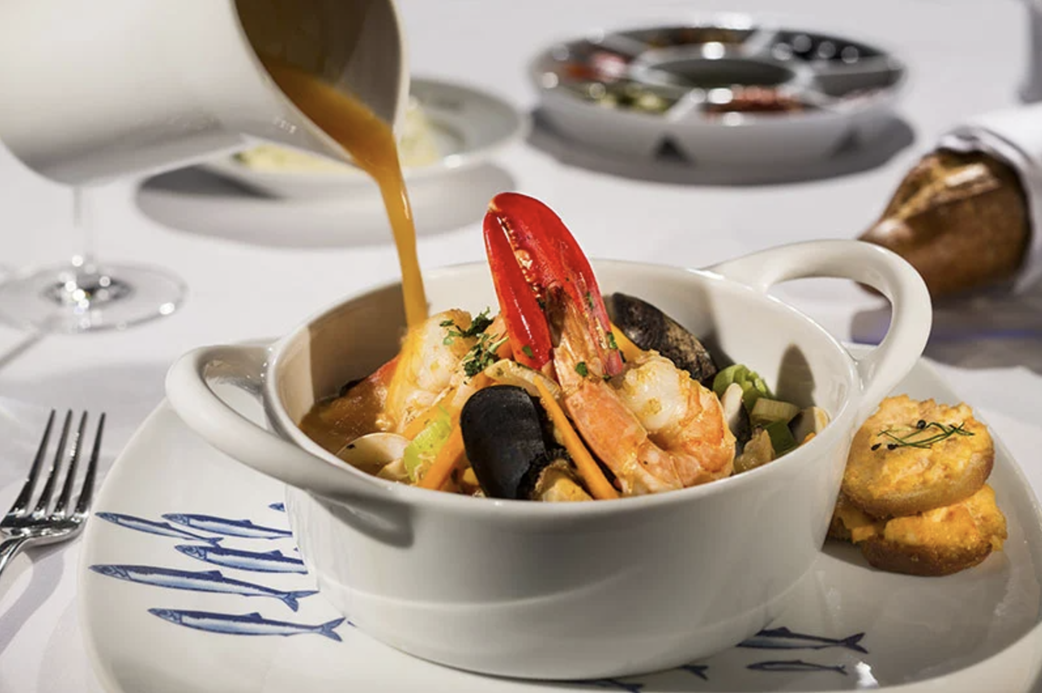 Holland America's Delicious French Brasserie, Rudi's Sel De Mer - a Closer Look