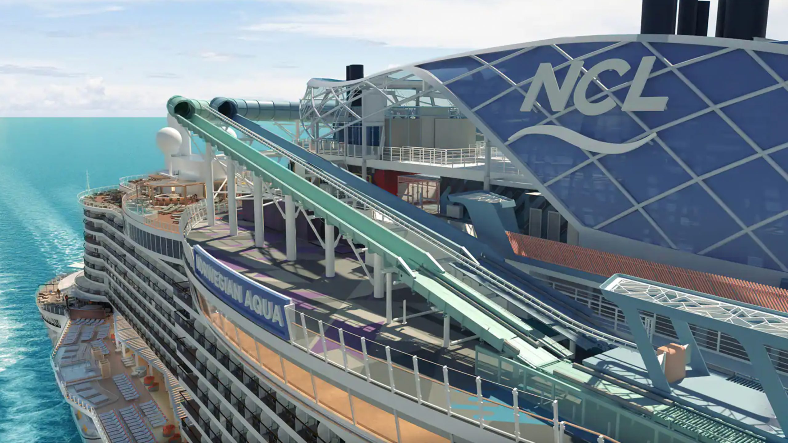 NCL, Norwegian Aqua, Aqua Slidecoaster