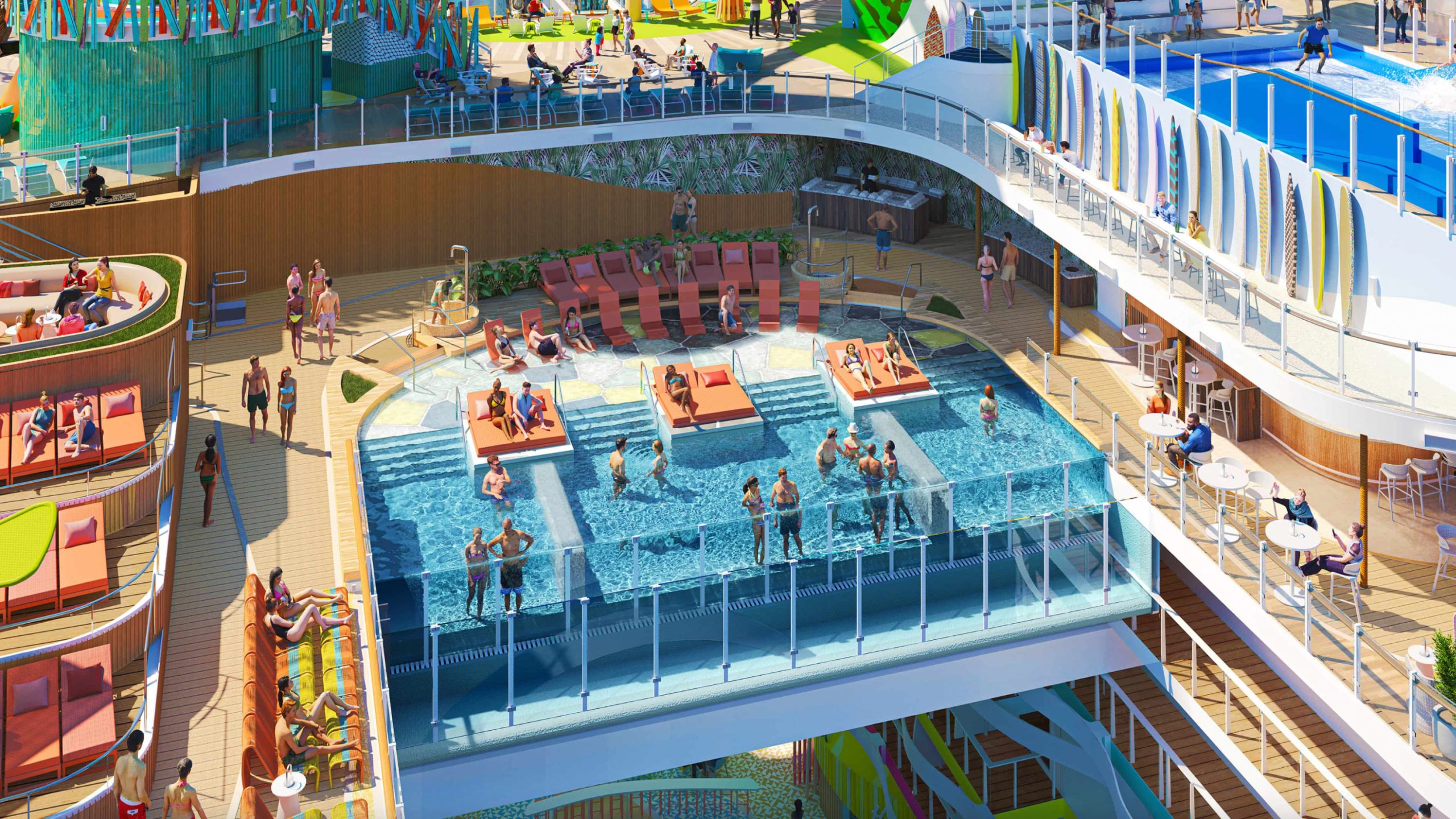 Royal Caribbean, Icon of the Seas, The Hideaway Pool