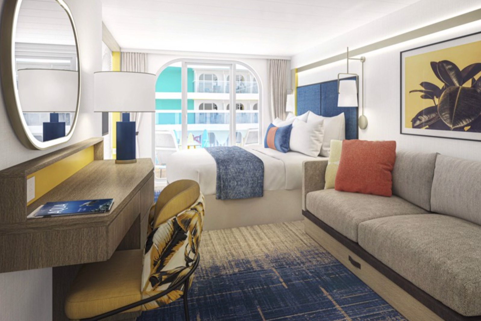 Royal Caribbean, Icon of the Seas, Icon Class, Surfside Family View Stateroom