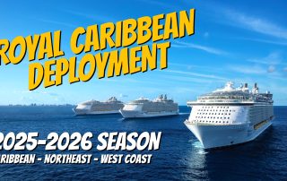 Royal Caribbean Upcoming Deployments for Caribbean, Northeast, and West Coast