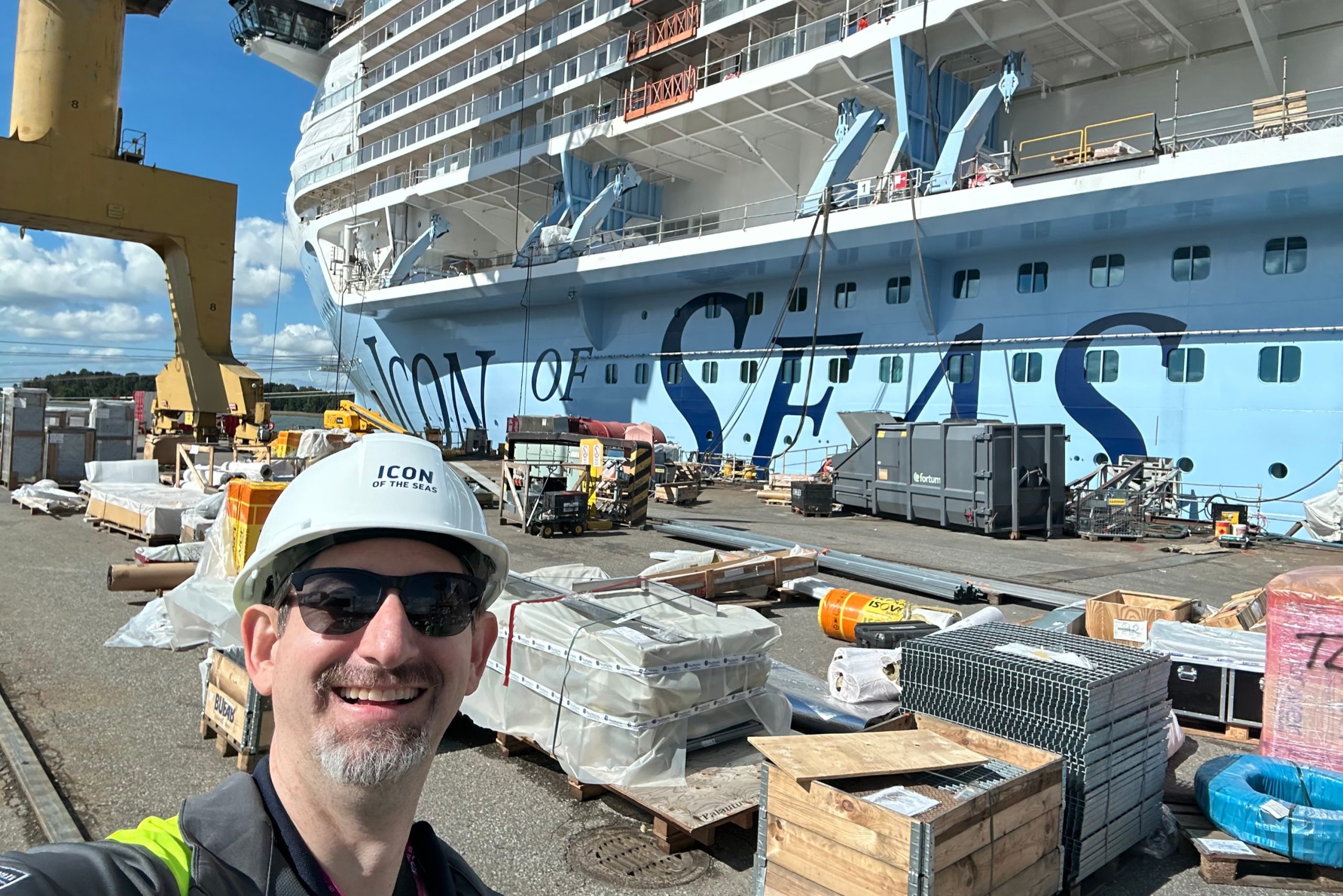 Icon of the Seas Shipyard Visit