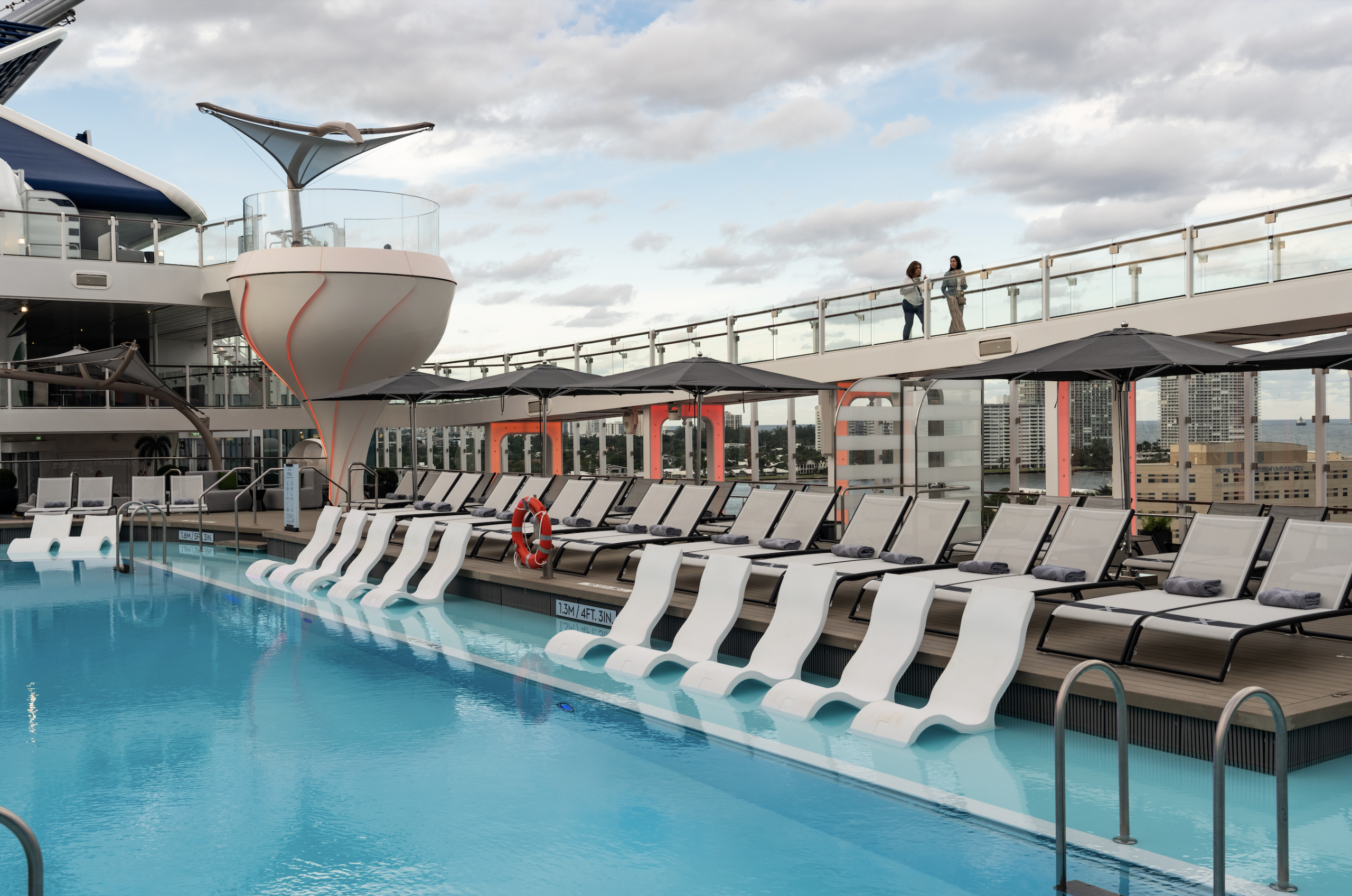 Celebrity Ascent, Edge Class, Celebrity Cruises, Pool Deck