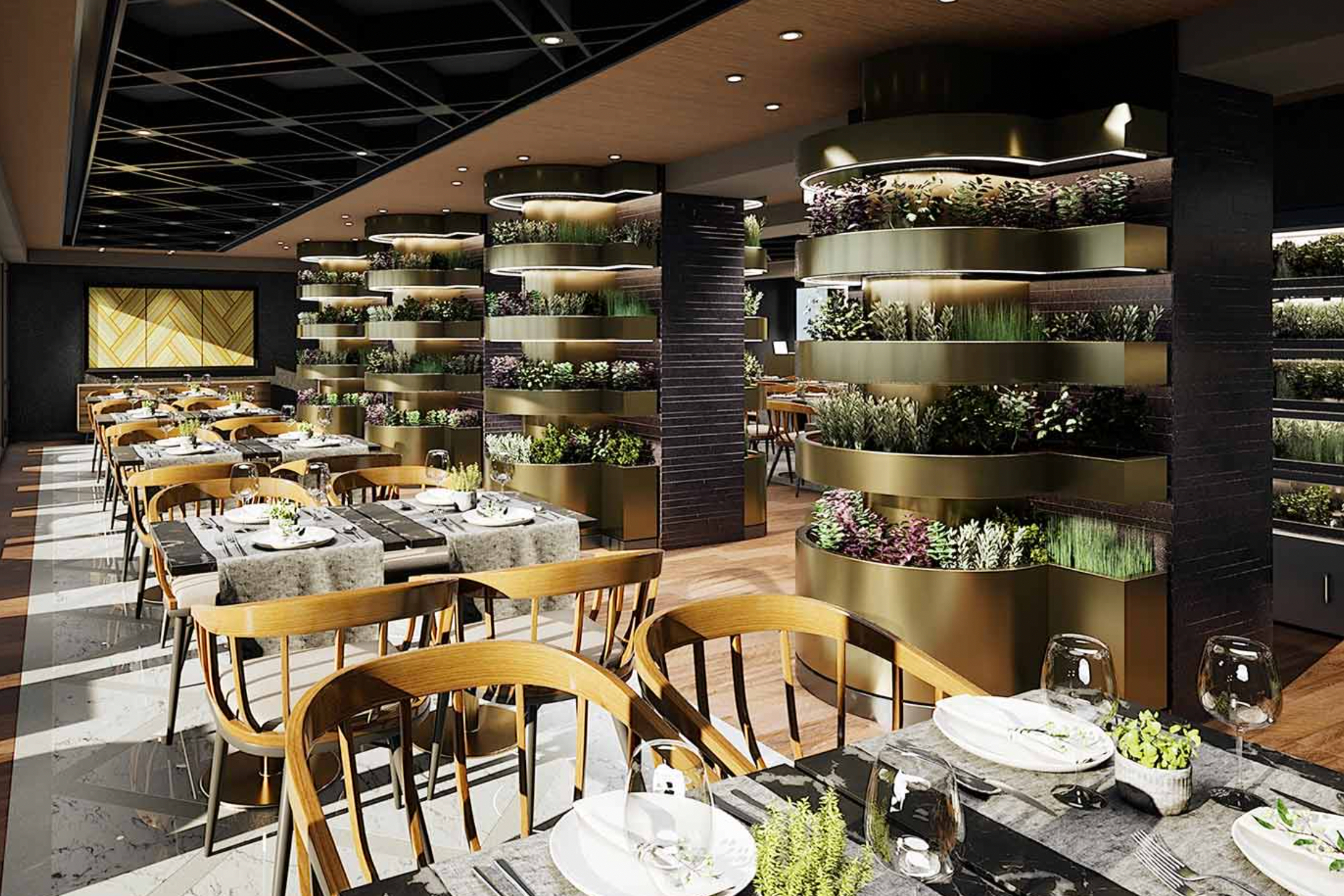Royal Caribbean, Chef's Garden Kitchen