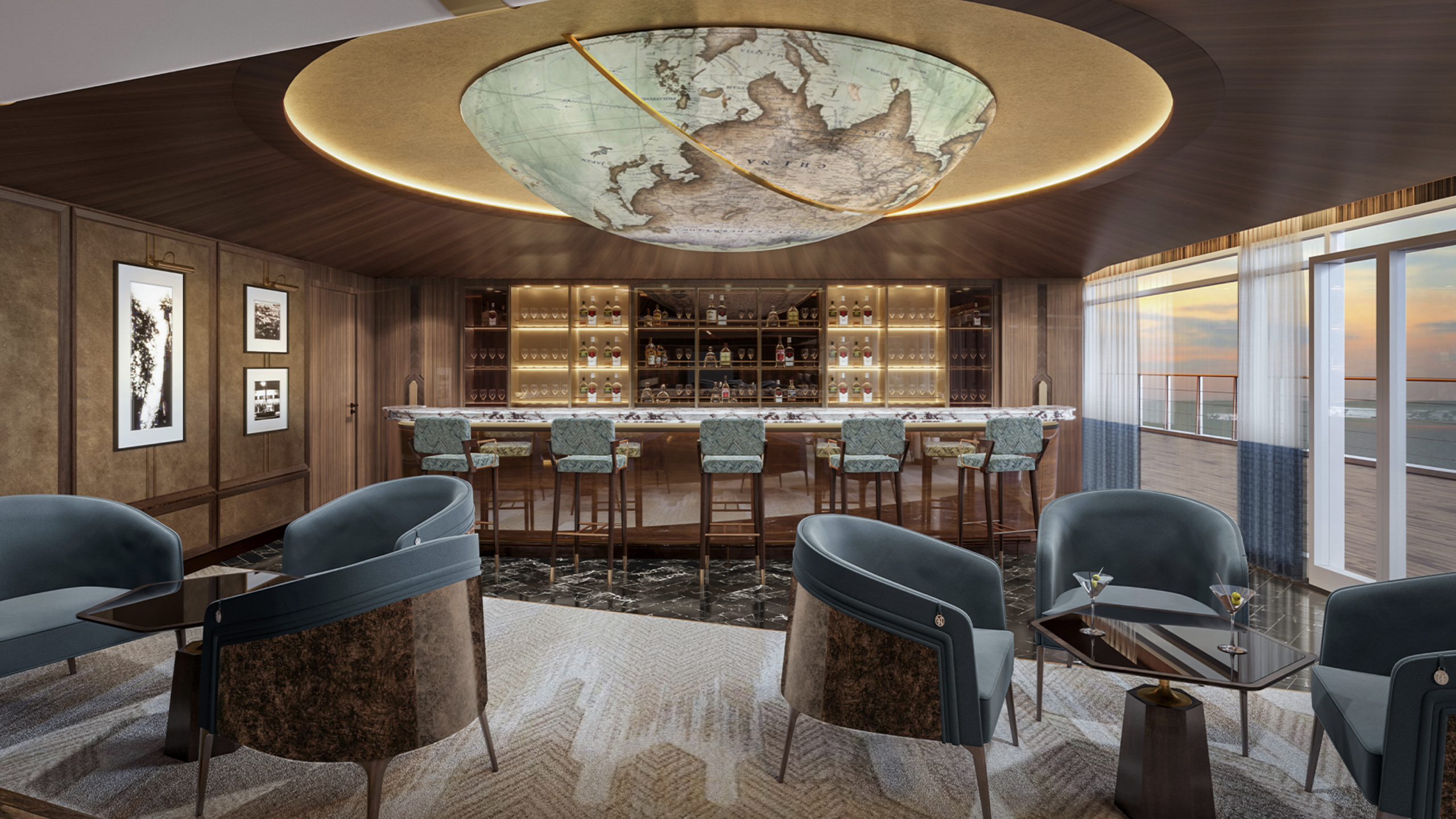 Regent, Regent Seven Seas Prestige, Meridian Lounge