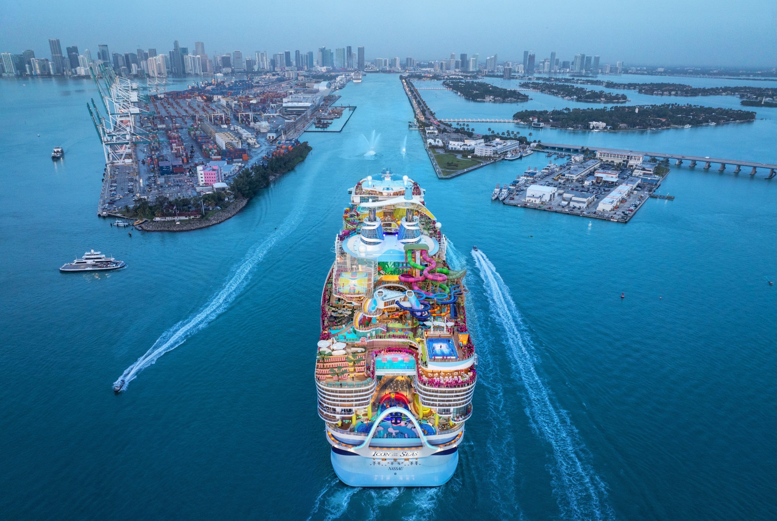 Icon of the Seas Arrives in Miami