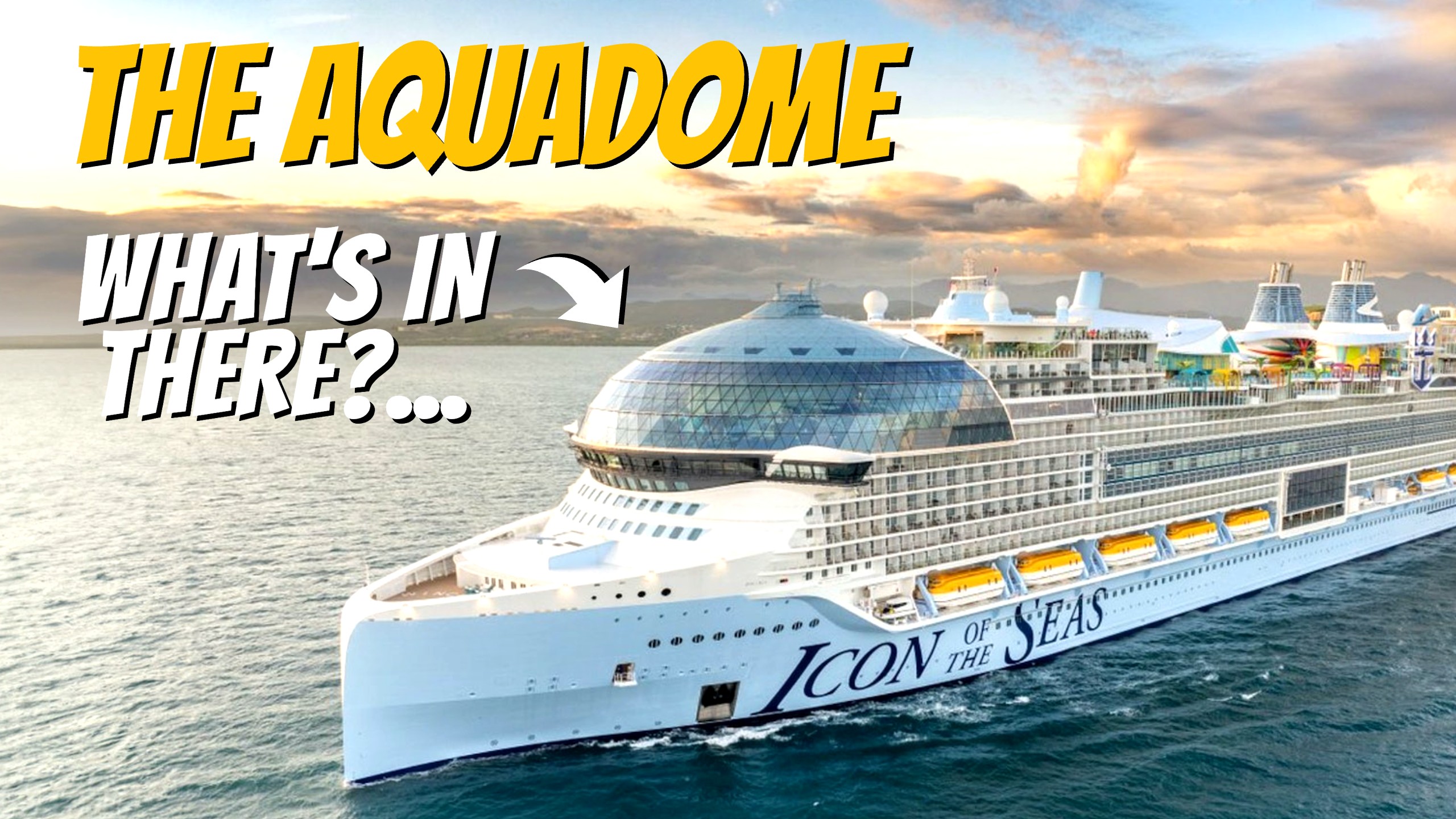 The AquaDome - Icon of the Seas Brand New Neighborhood