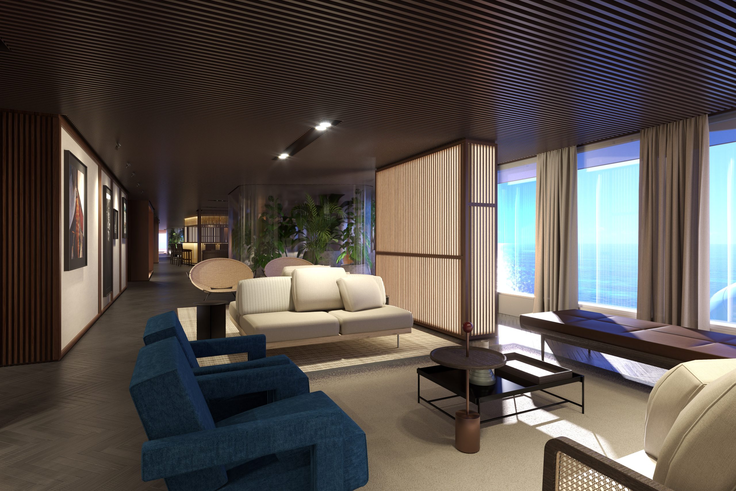Norwegian Luna, NCL, Haven Lounge