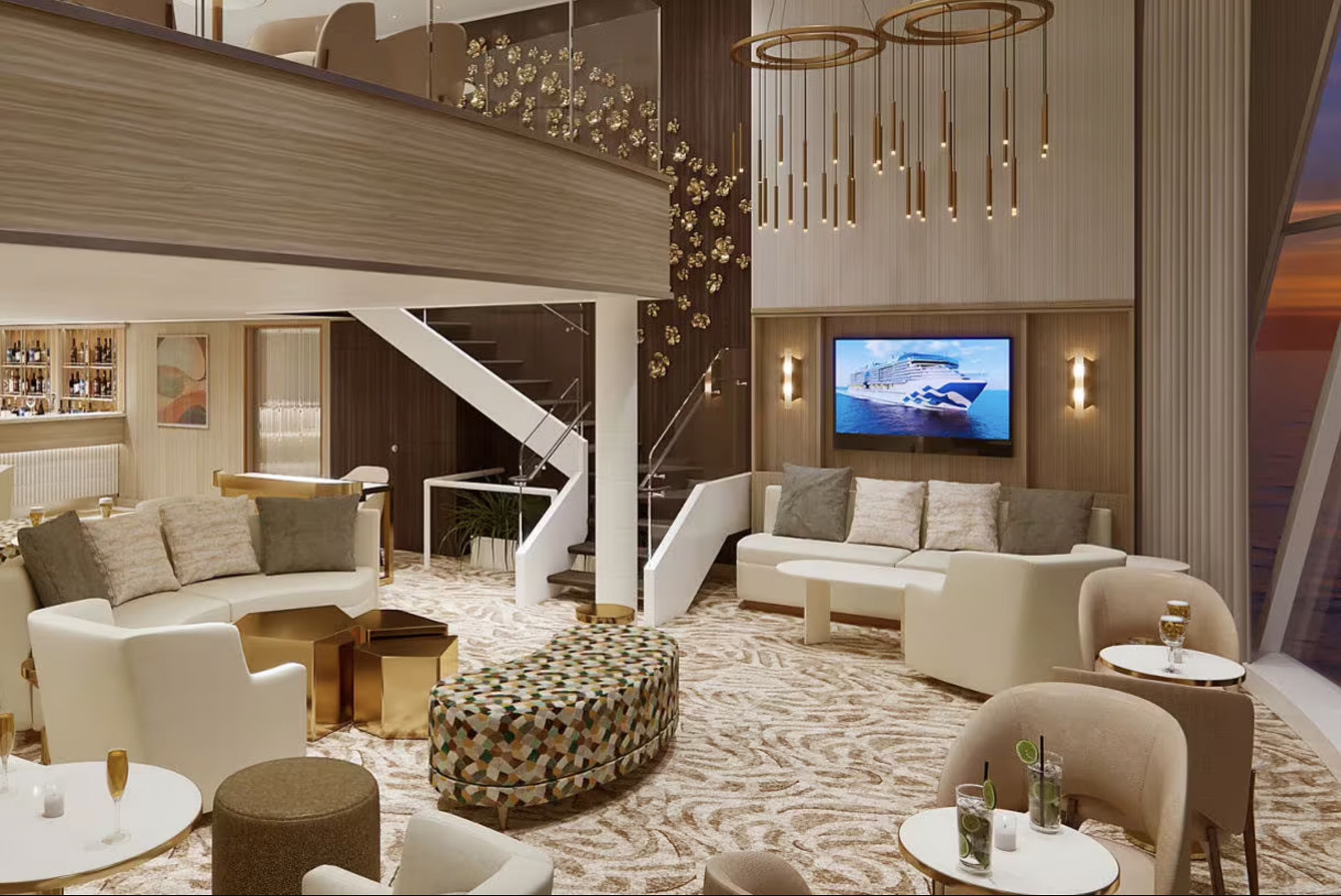 Princess Cruises, The Sanctuary Collection, The Suite Lounge