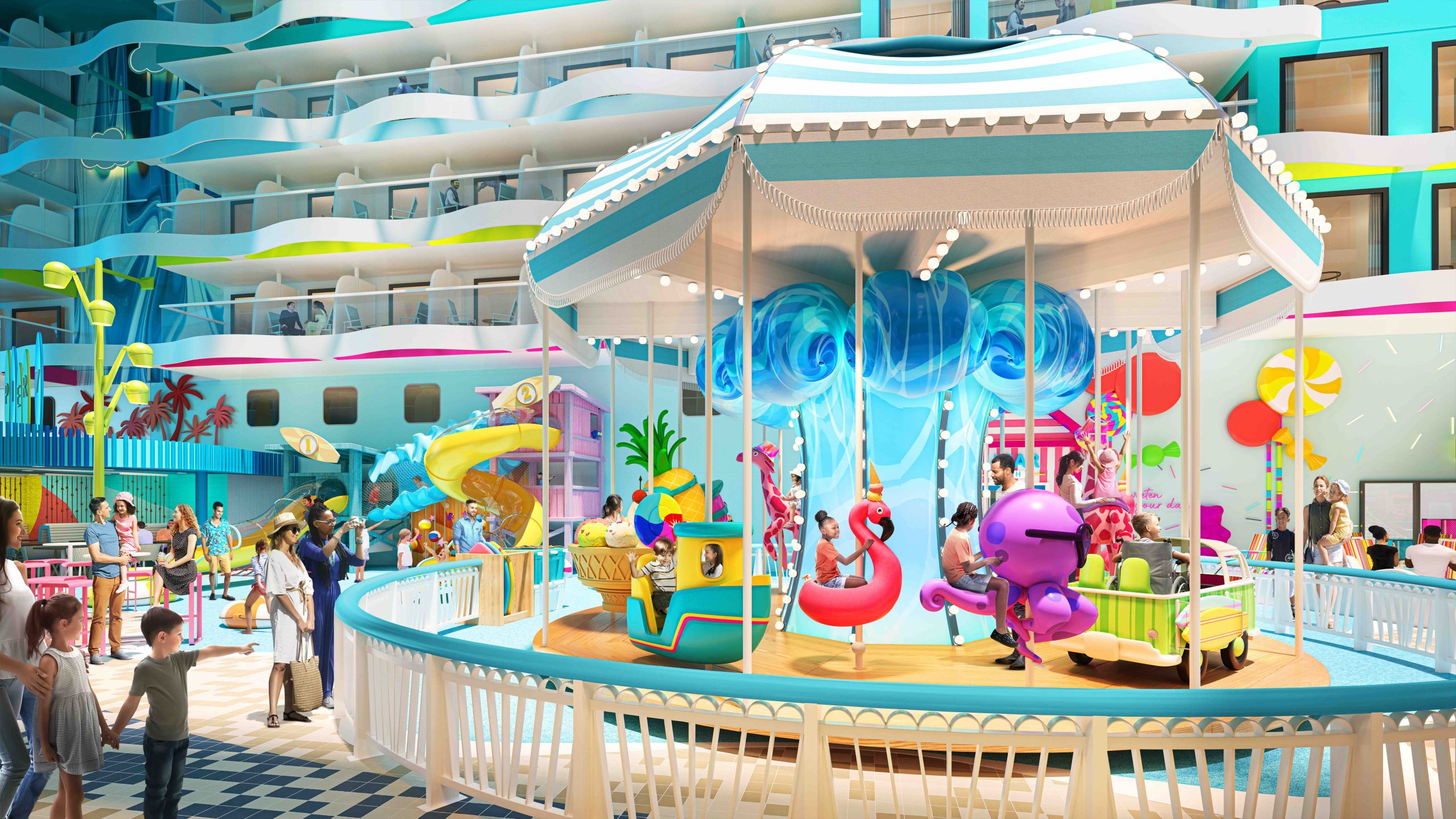 Royal Caribbean, Surfside Family Neighborhood, Icon of the Seas, Icon Class