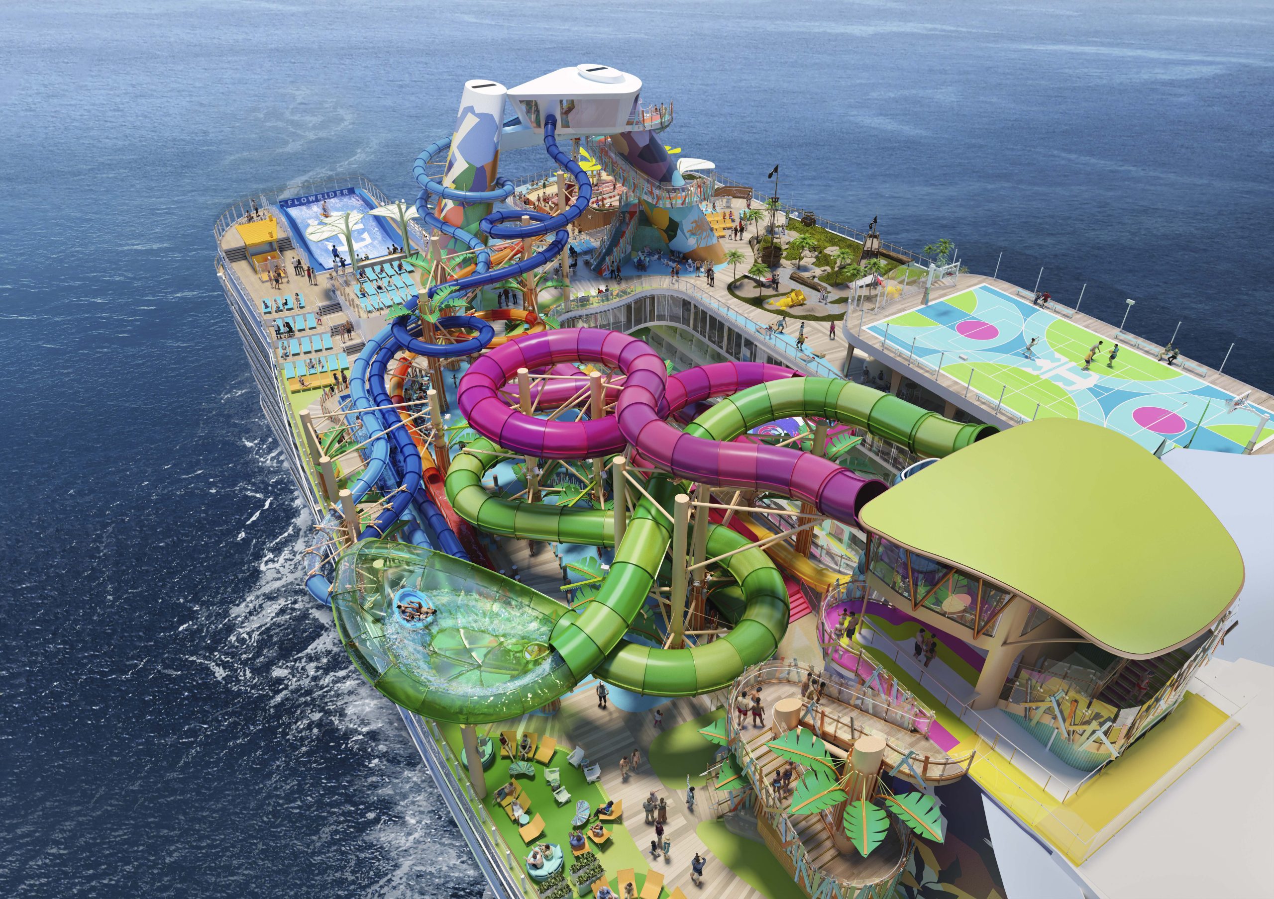 Royal Caribbean, Icon of the Seas, Icon Class, Thrill Island, Category 6 Waterpark
