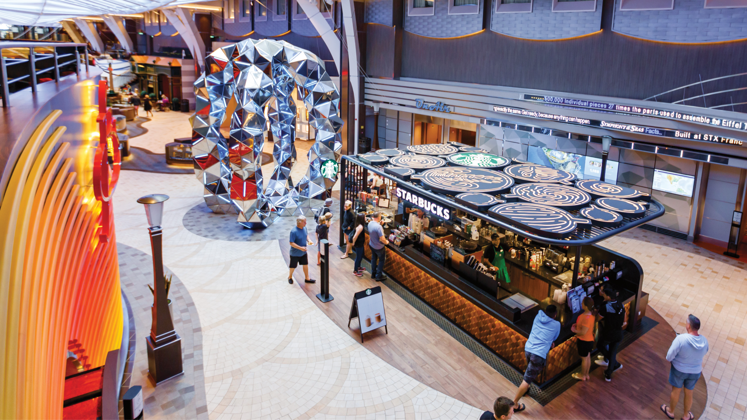Royal Caribbean, Starbucks