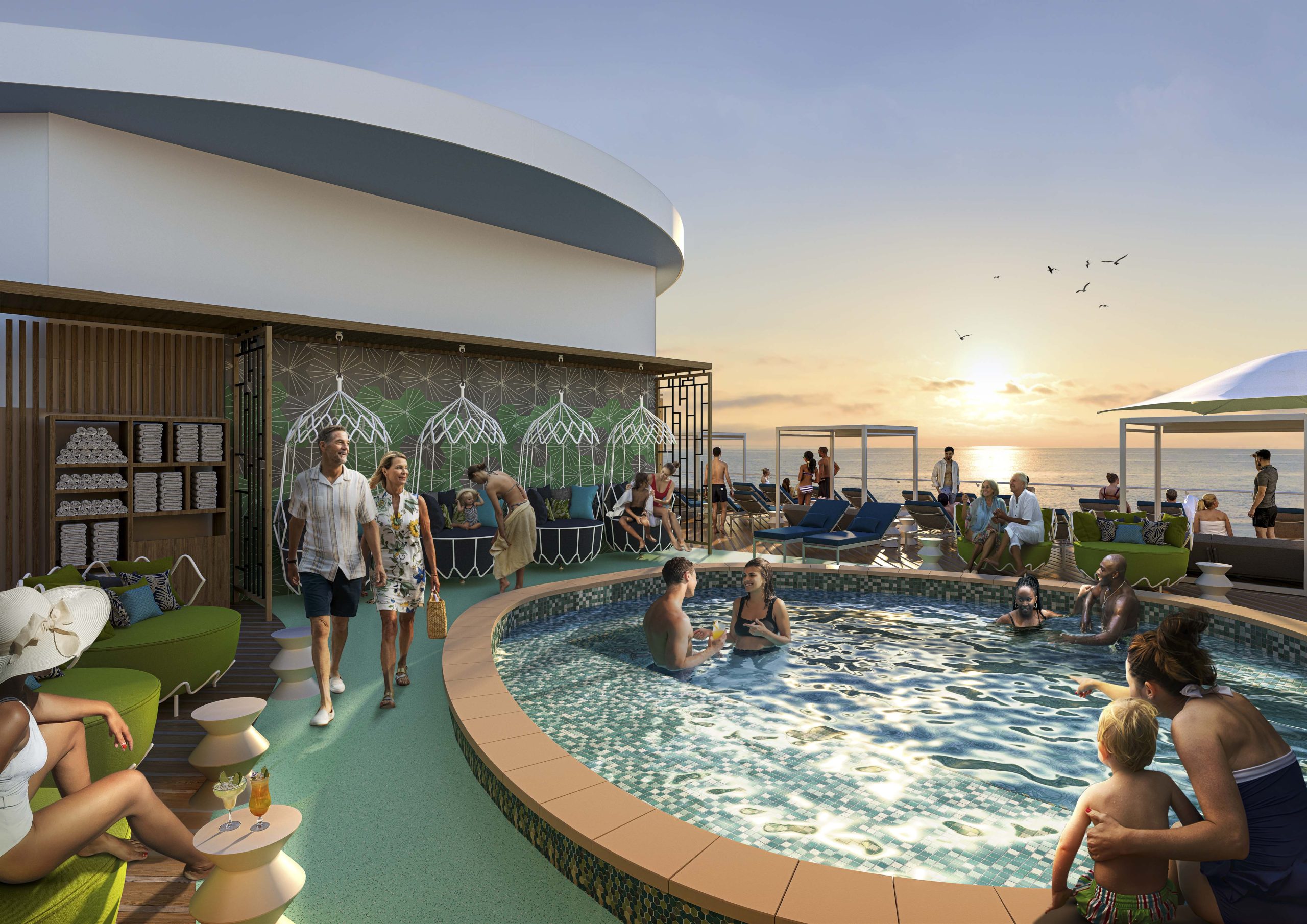 Royal Caribbean, Icon Class, Icon of the Seas, The Suite Neighborhood, The Suite Sundeck, The Suite pool