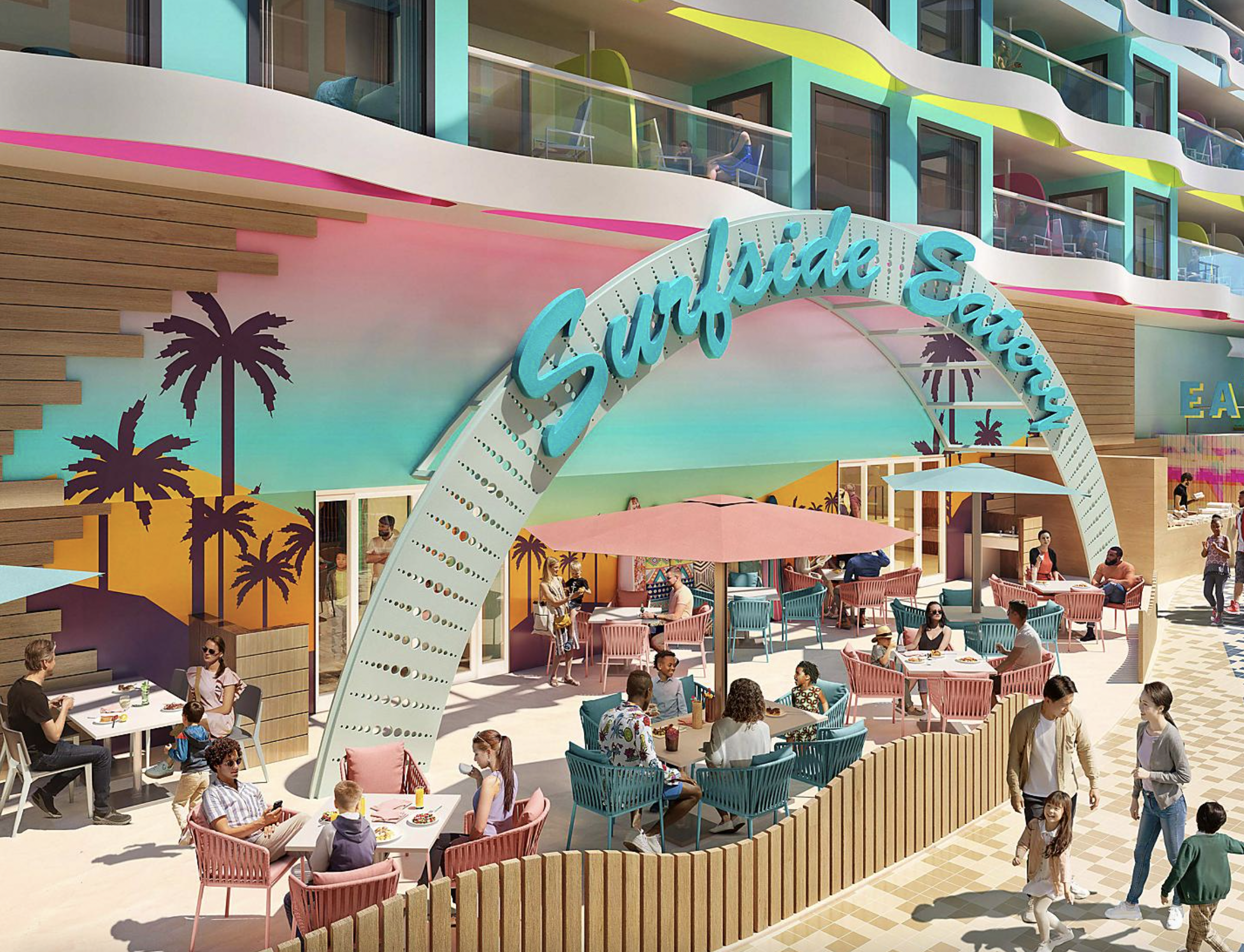 Royal Caribbean, Icon of the Seas, Icon Class, Surfside Family Neighborhood, Surfside Eatery