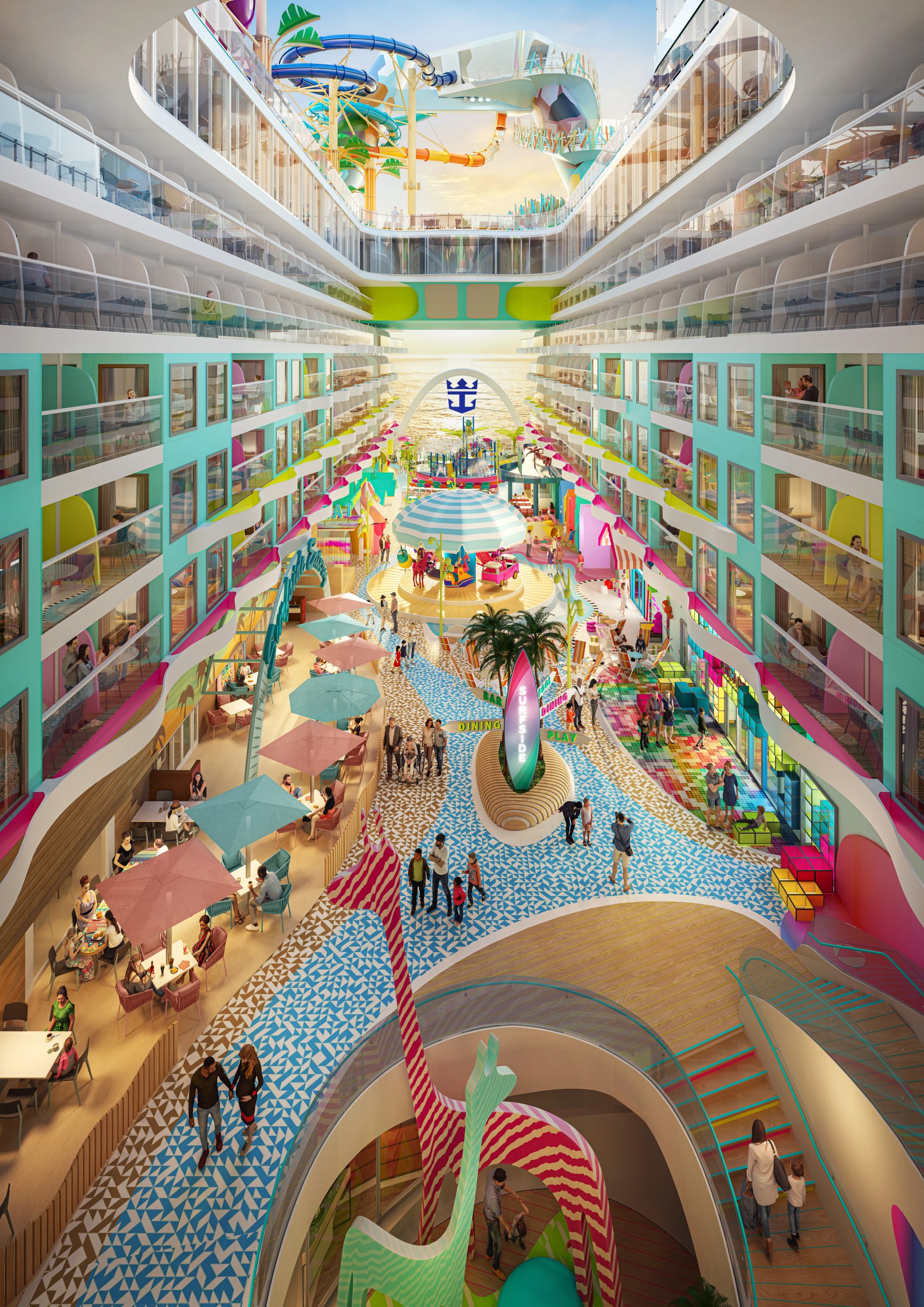 Sky Class Suite, Surfside Family Neighborhood, Icon of the Seas, Royal Caribbean