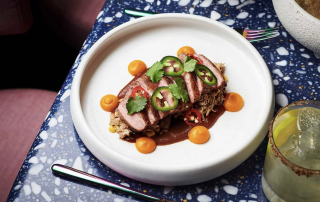 A Closer Look at Pink Agave on a Virgin Voyages Ship
