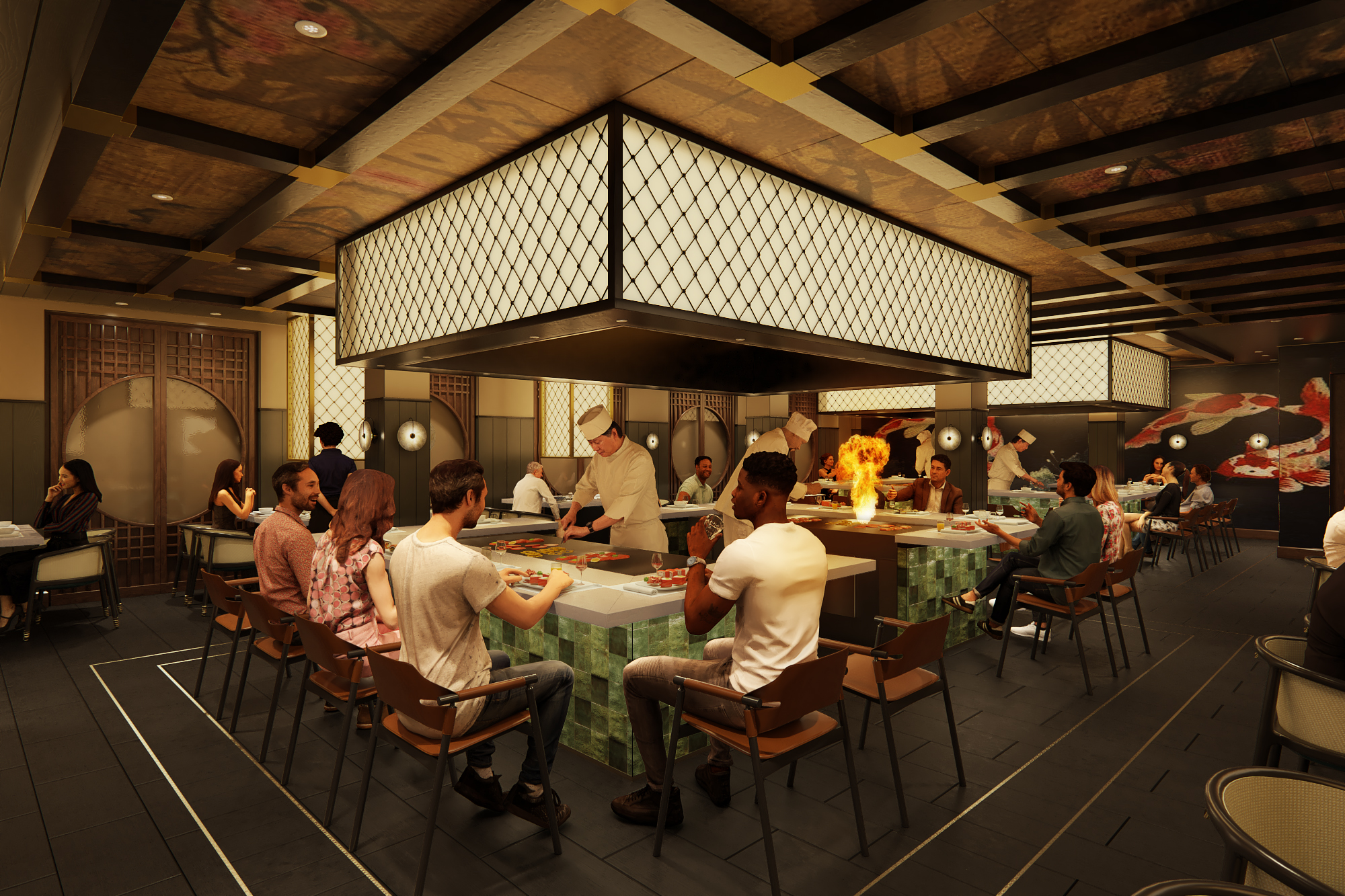 Umai Teppanyaki, Sun Princess, Princess Cruises