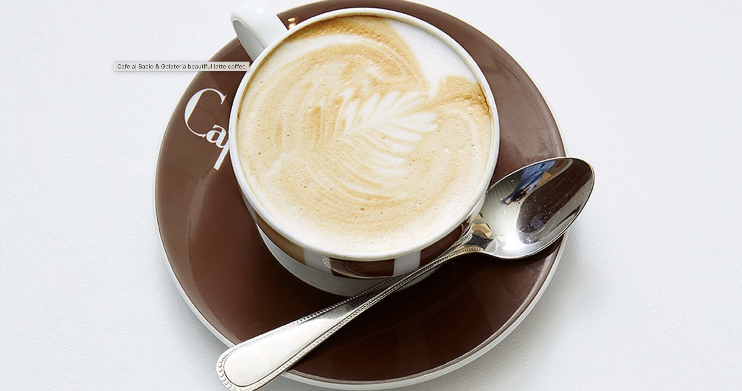 A Closer Look at Café El Bacio on Celebrity
