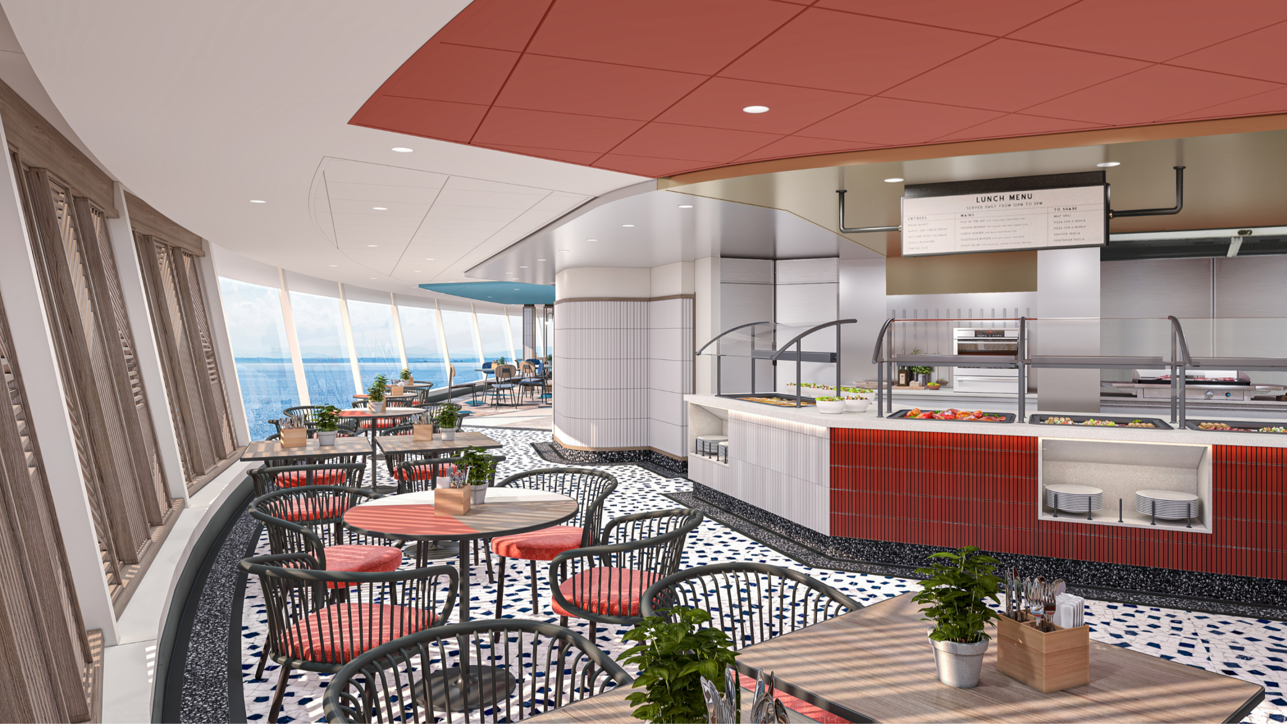 NCL, Surfside Cafe and Grill, Prima Class