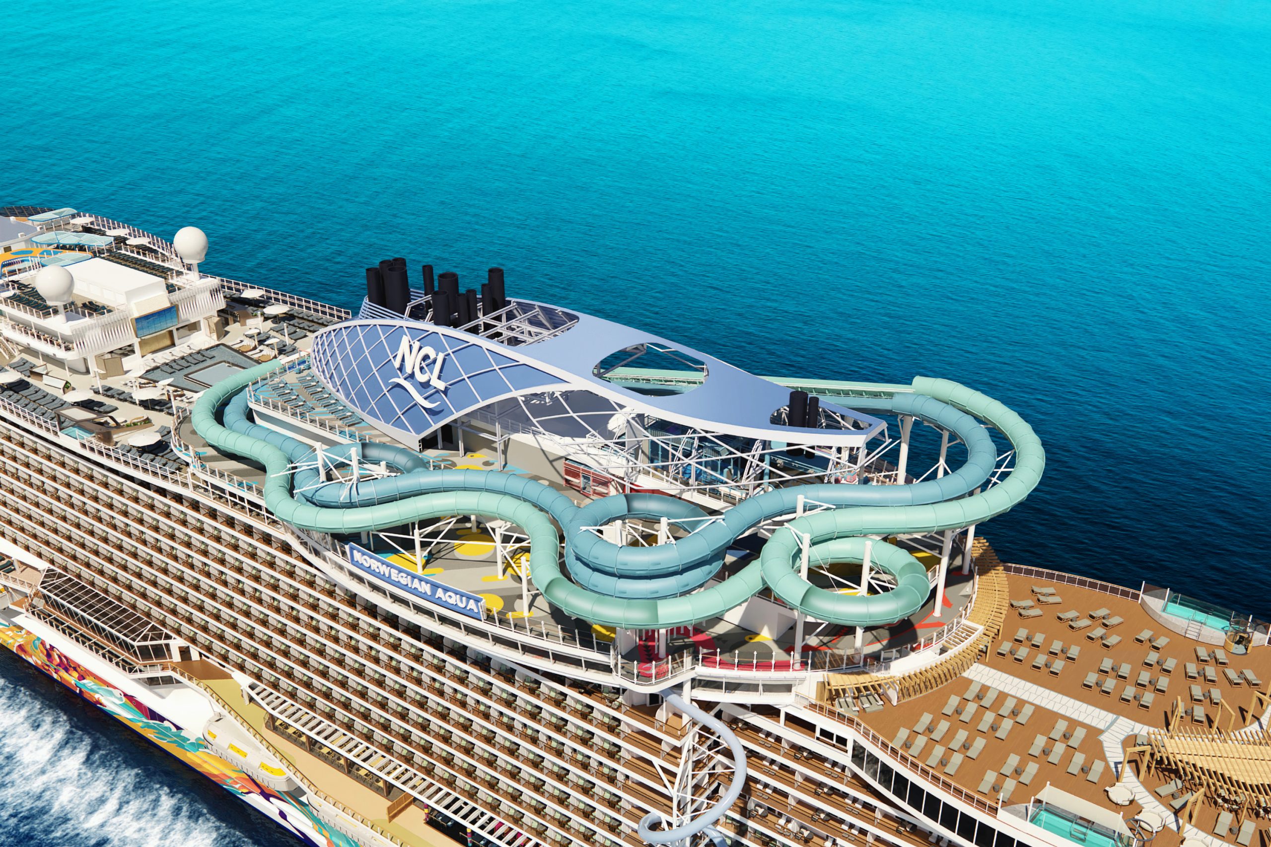 What is the Aqua Slidecoaster Onboard the Brand New Norwegian Aqua?