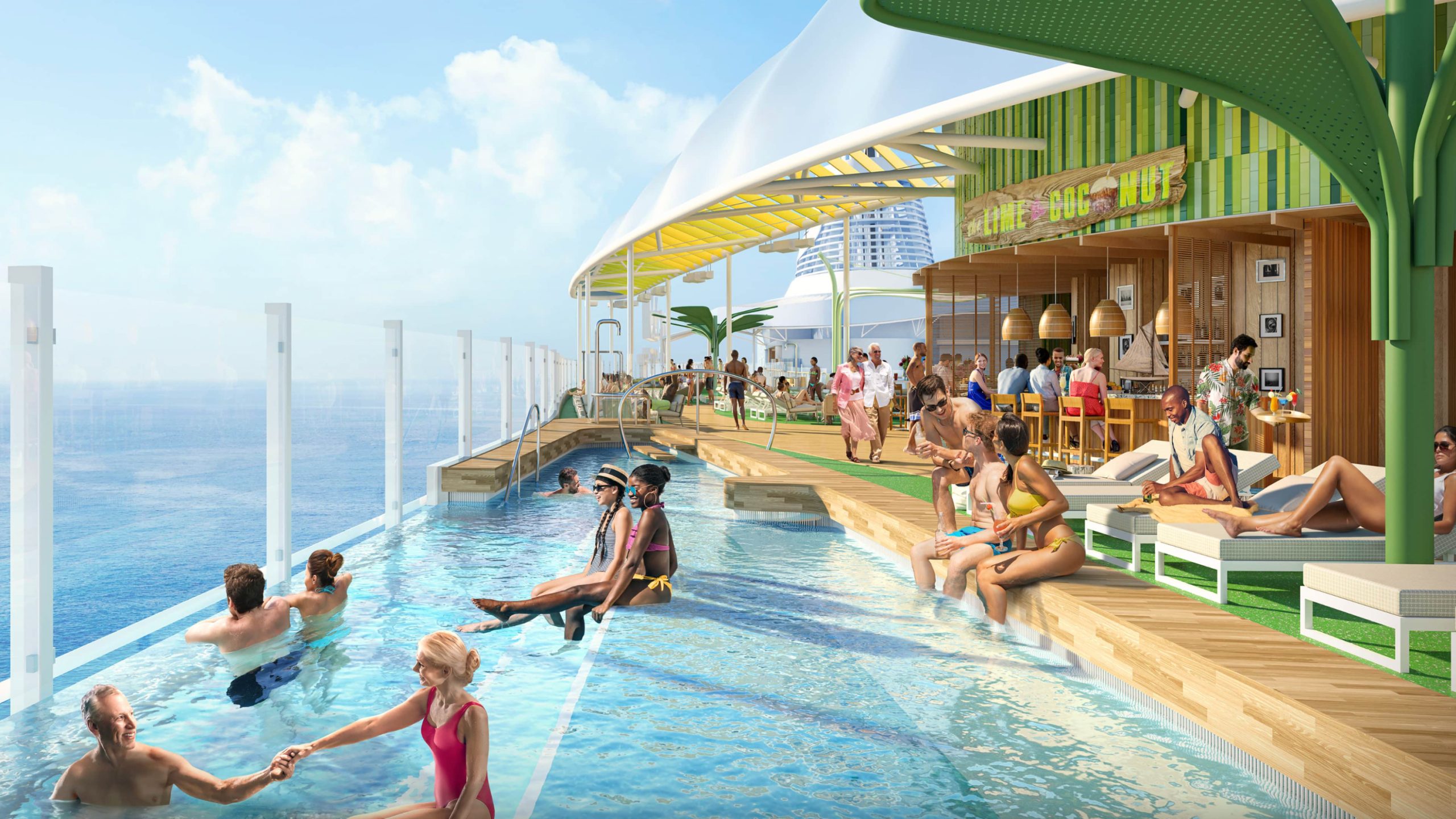 Royal Caribbean, Star of the Seas, Cloud 17 Pool
