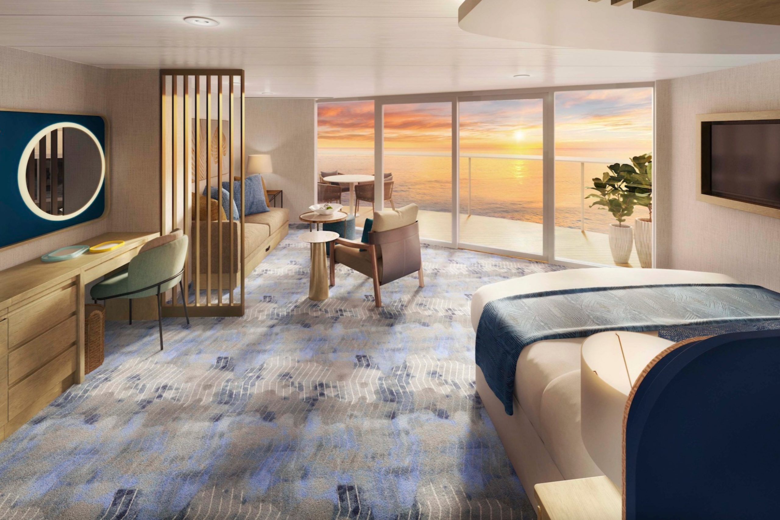 Royal Caribbean, Sunset Corner Suite, Icon of the Seas