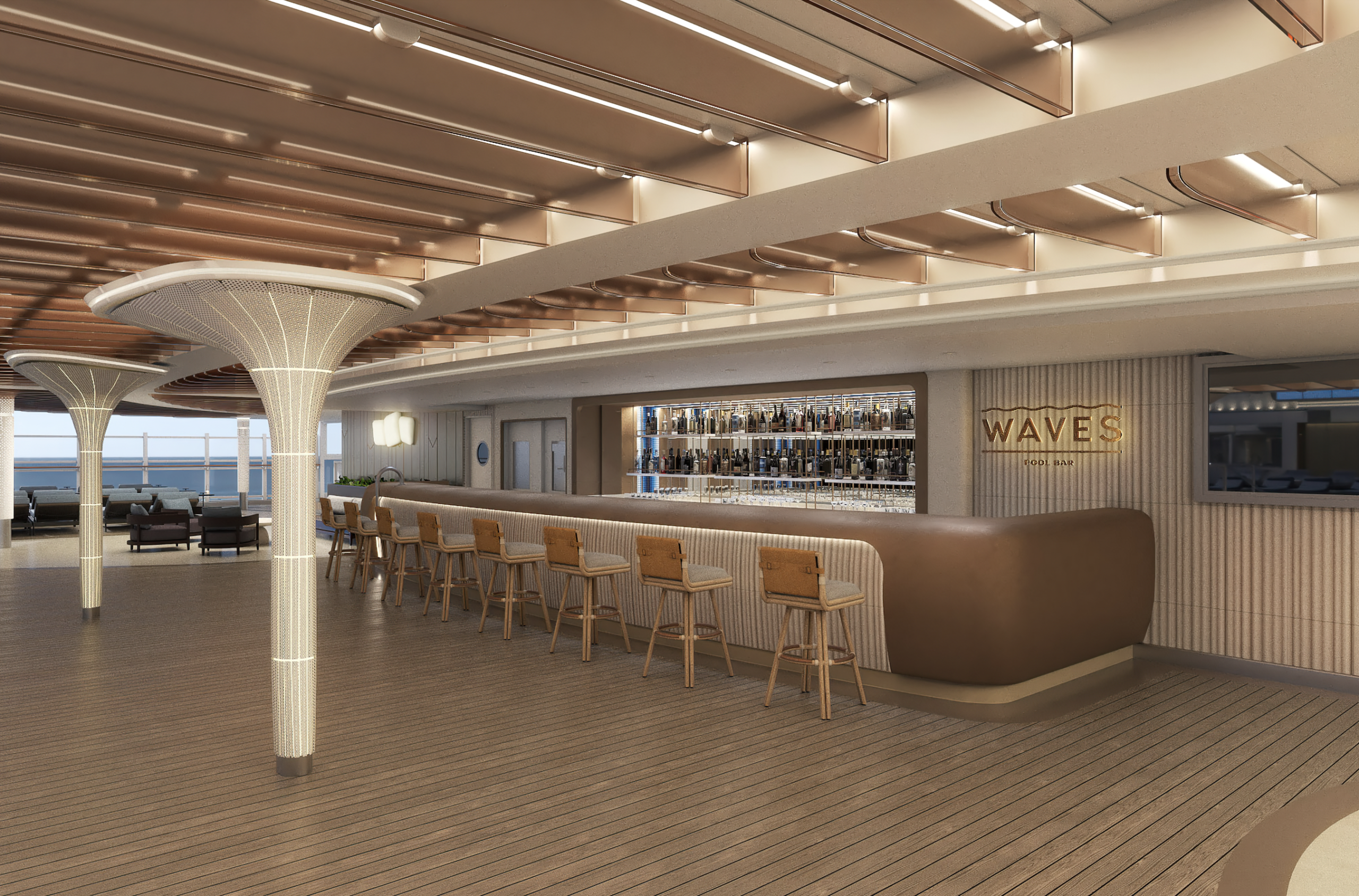 NCL, Norwegian Luna, Waves Bar