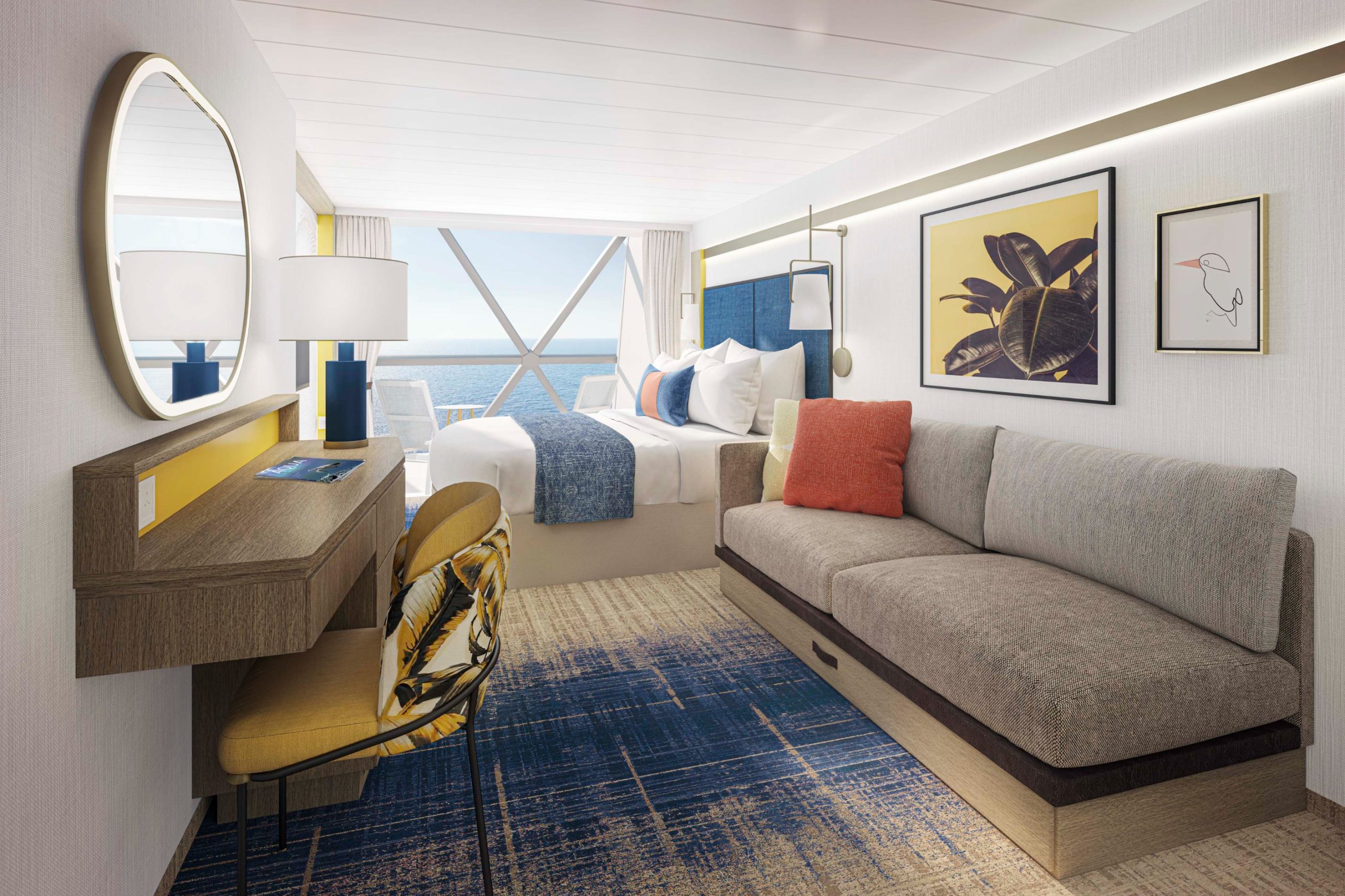 Royal Caribbean, Icon Class, Icon of the Seas, Panoramic Ocean View Stateroom