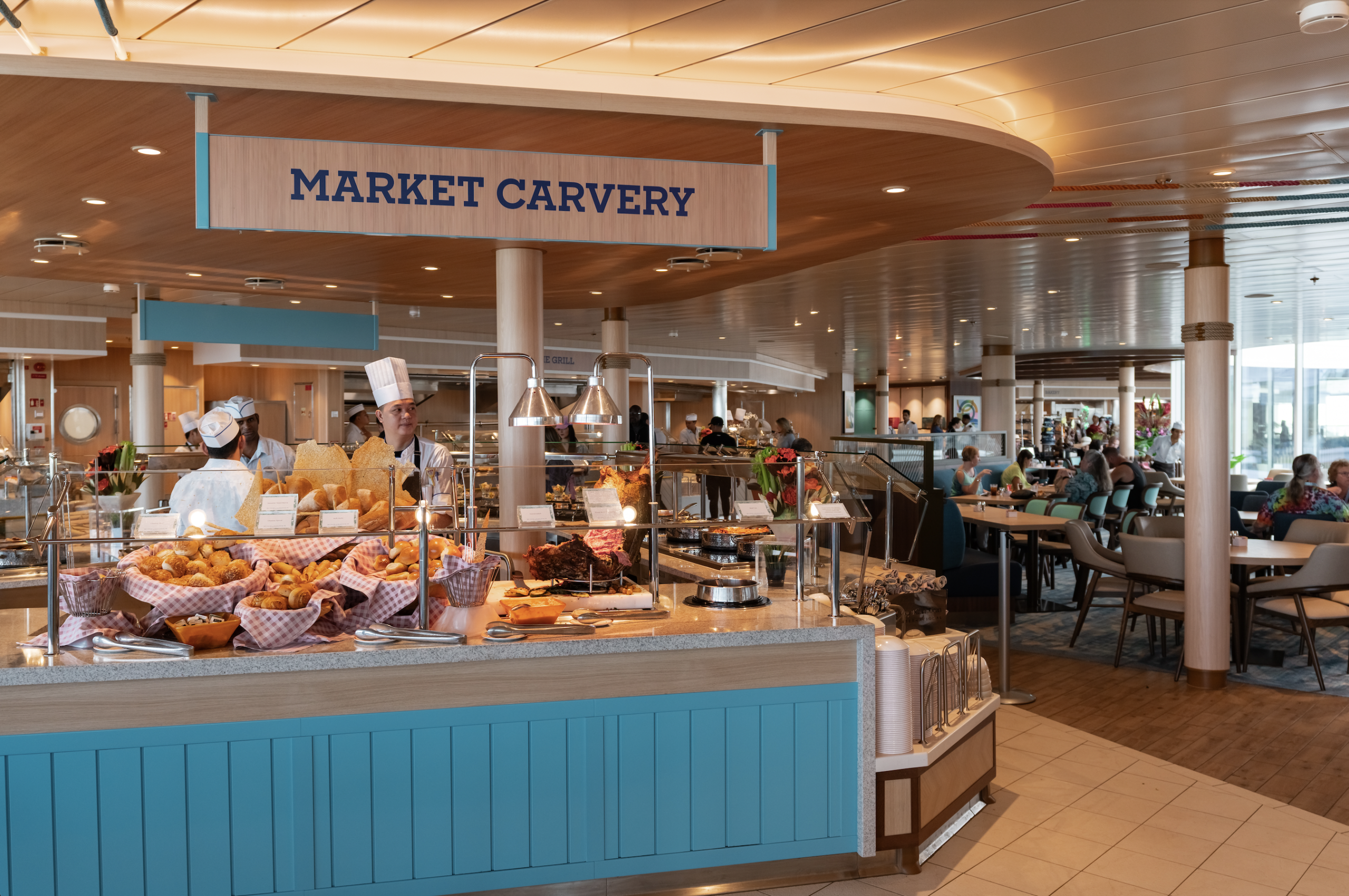 Royal Caribbean, Icon of the Seas, Harr Travel, Windjammer Marketplace