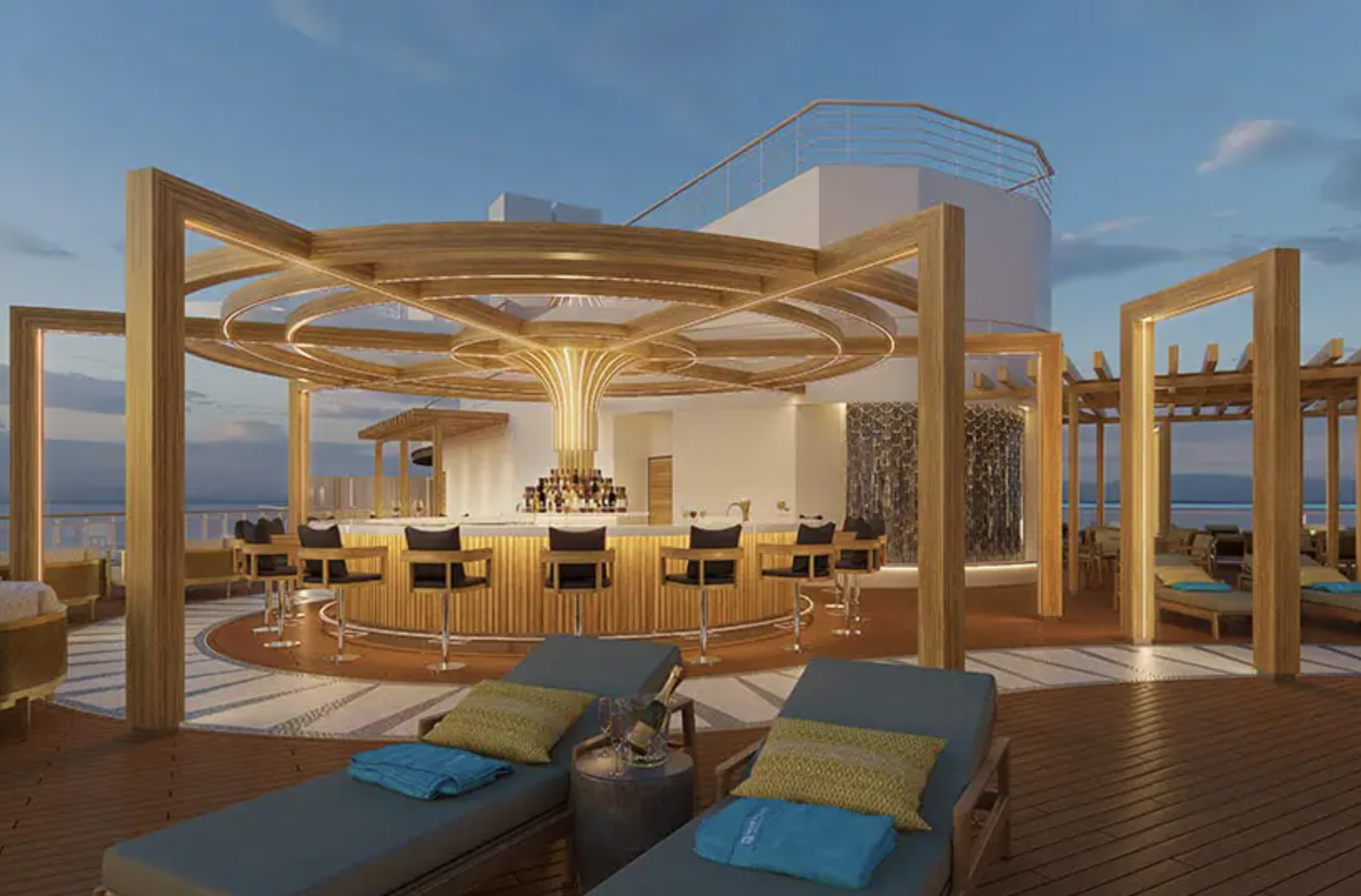Vibe Beach Club, Norwegian Aqua, Prima Class, NCL