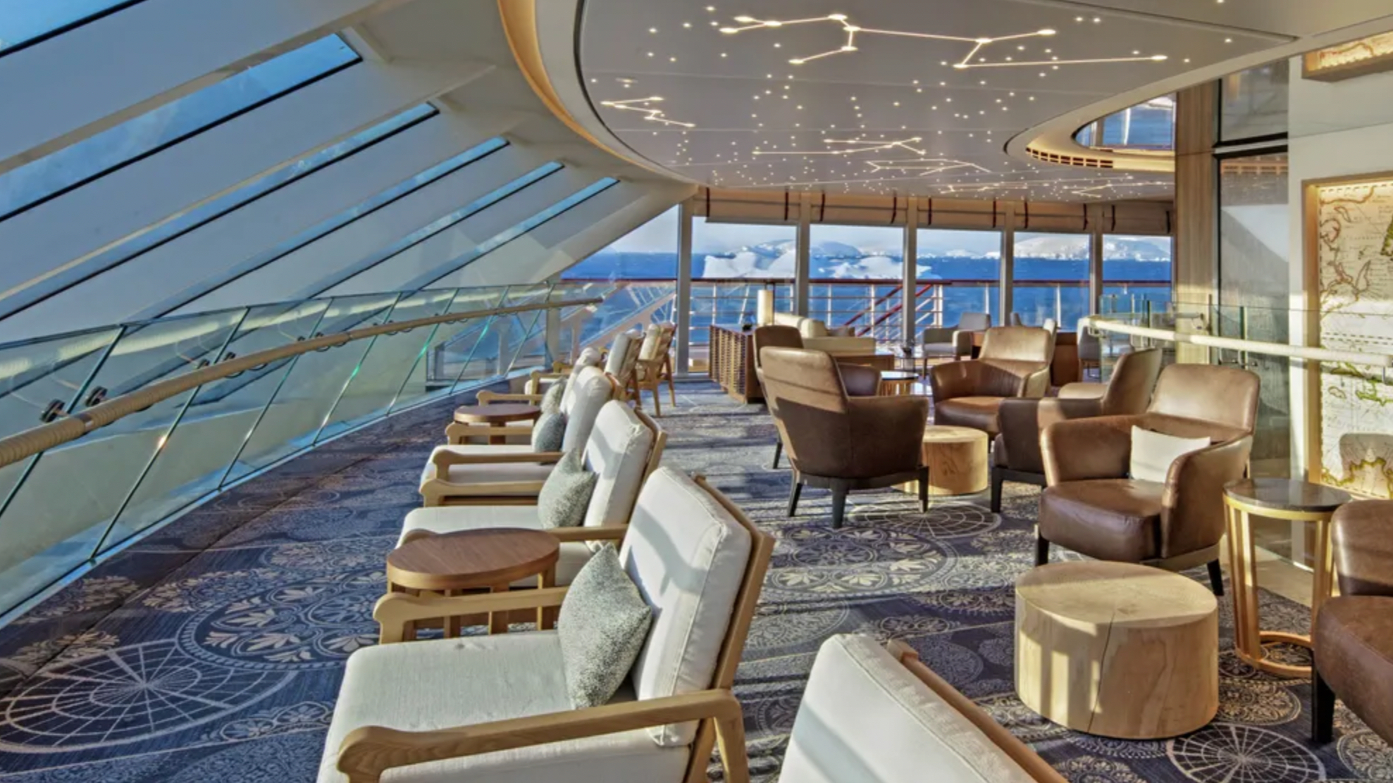 Viking Expedition, Explorer's Lounge, Viking Cruises, Viking Octantis, Viking Polaris