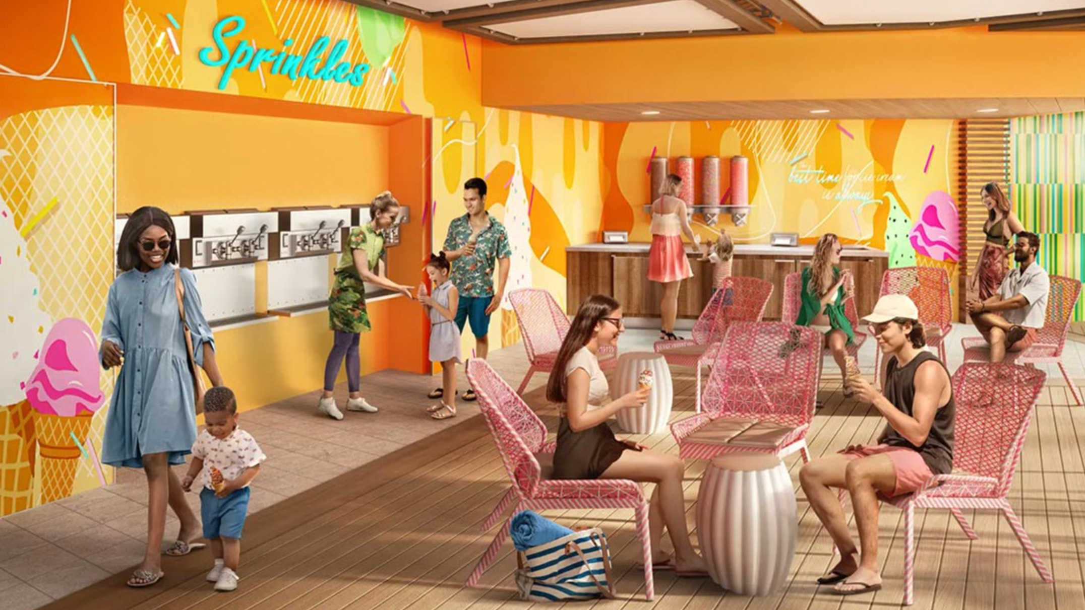Royal Caribbean, Utopia of the Seas, Sprinkles Soft Serve