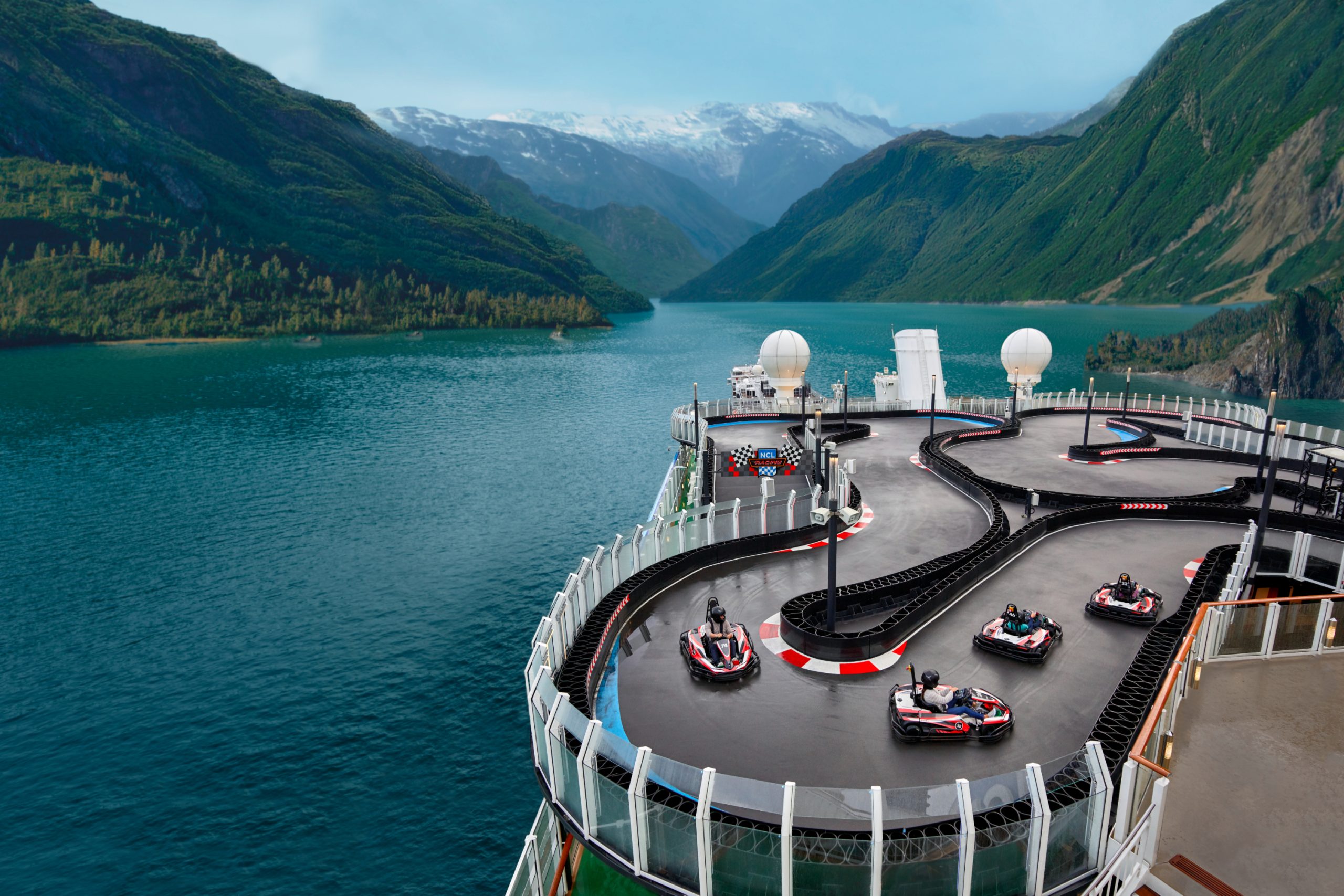 Go-Karting at Sea! Explore Norwegian Cruise Line's Adventurous Onboard Racetrack