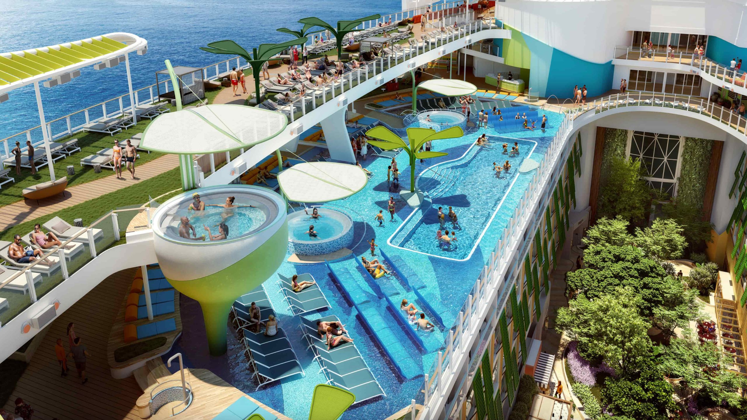Royal Caribbean, Icon of the Seas, Royal Bay Pool