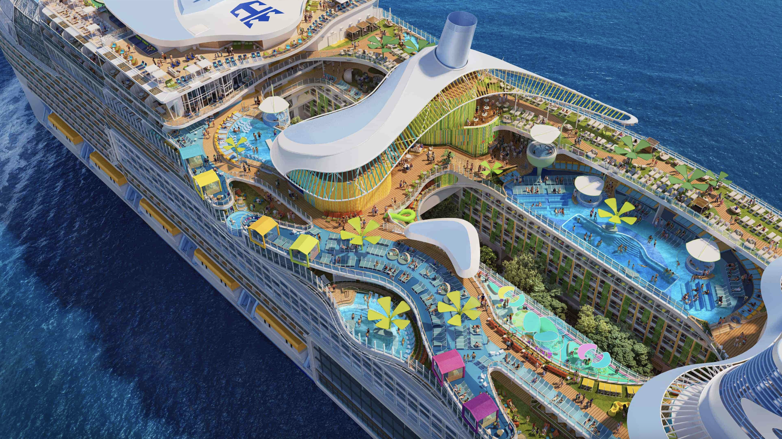 All the Pools Onboard the Largest Cruise Ship at Sea - Icon of the Seas