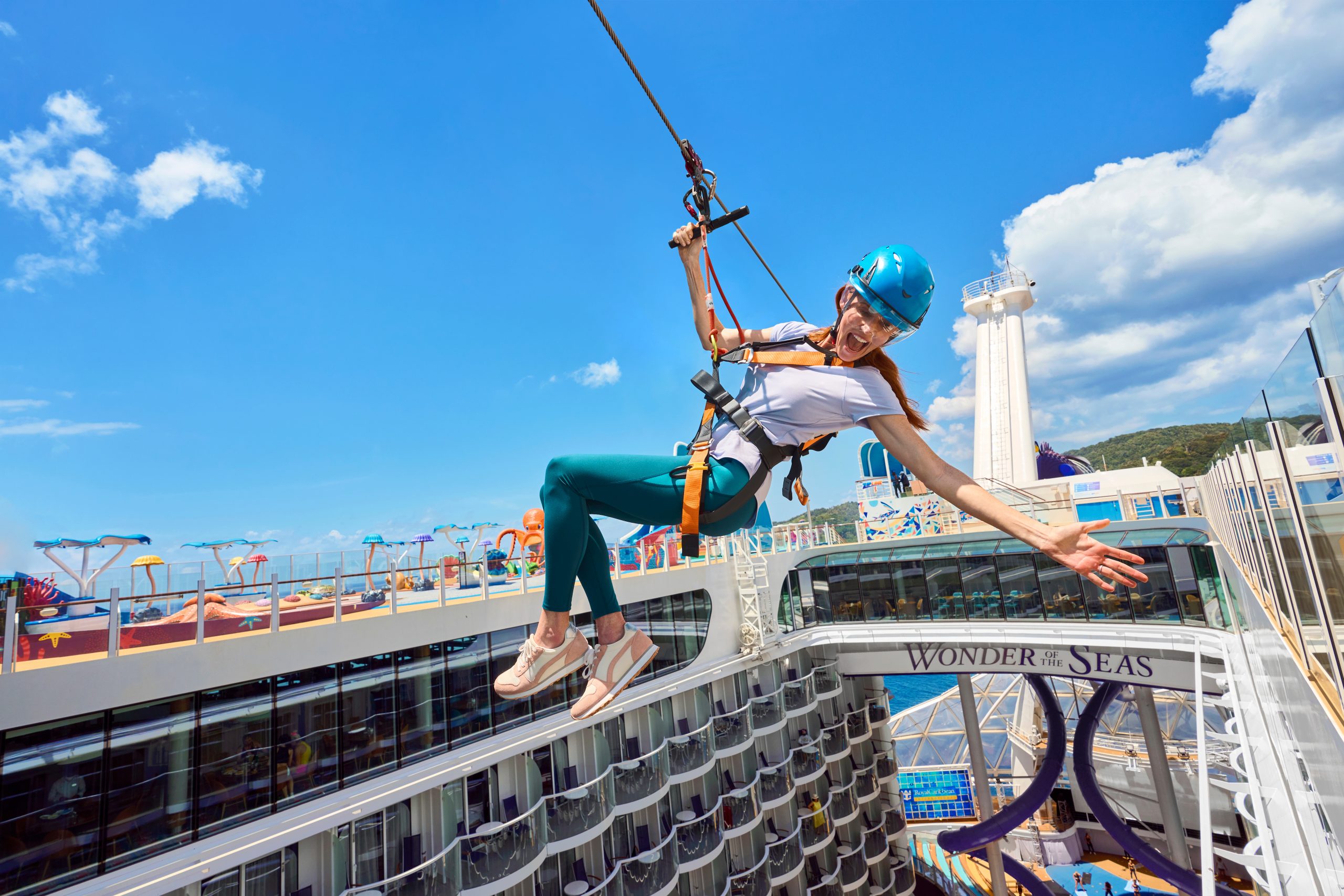 Royal Caribbean, Zip Line, Utopia of the Seas