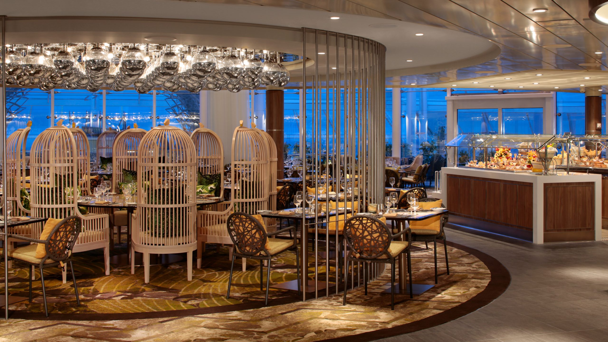 Royal Caribbean, Symphony of the Seas, the Solarium, Solarium Bistro