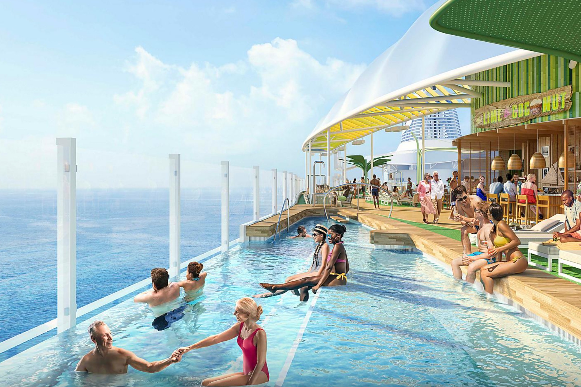 Royal Caribbean, Icon Class, Icon of the Seas, Cloud 17, Cloud 17 Pool