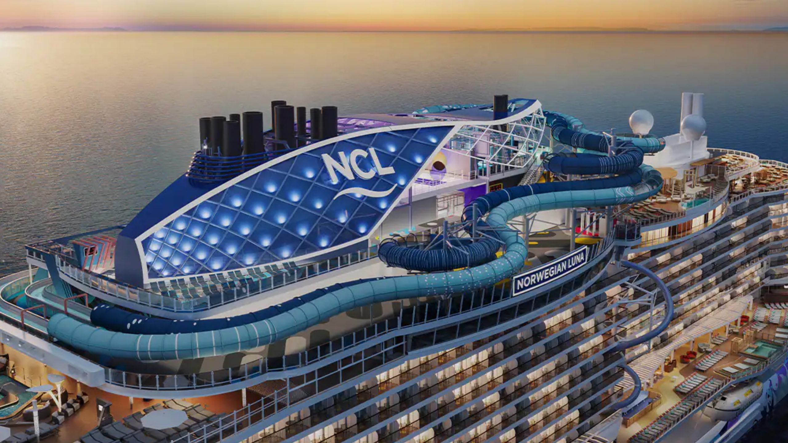 NCL, Norwegian Cruise Line, Norwegian Luna, NCL Luna, Aqua SlideCoaster